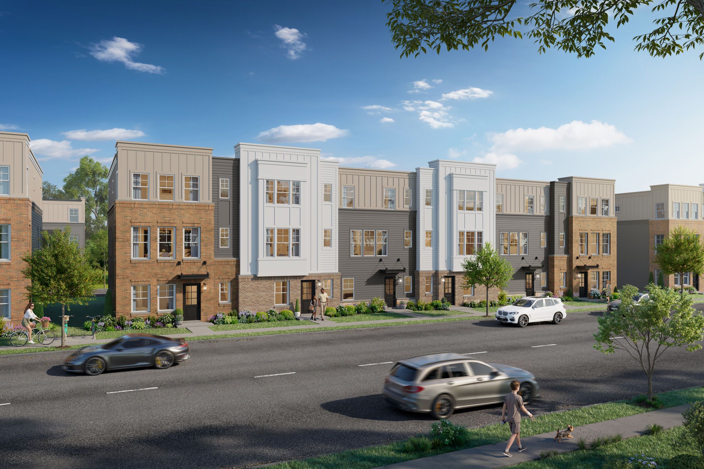Highland Bridge Streetscape Rendering