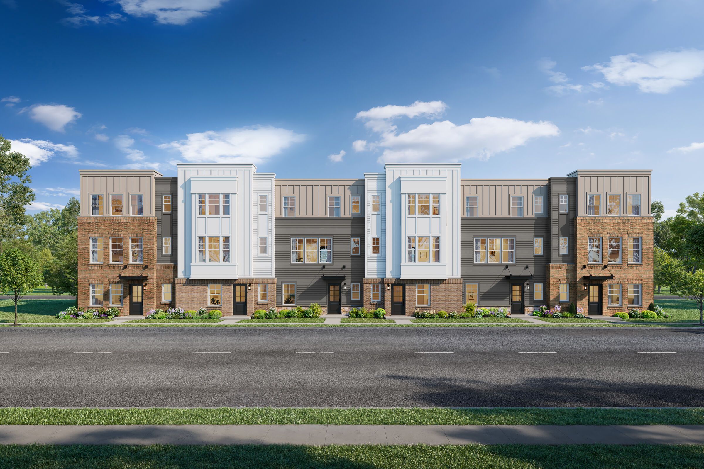 Highland Bridge Streetscape Rendering