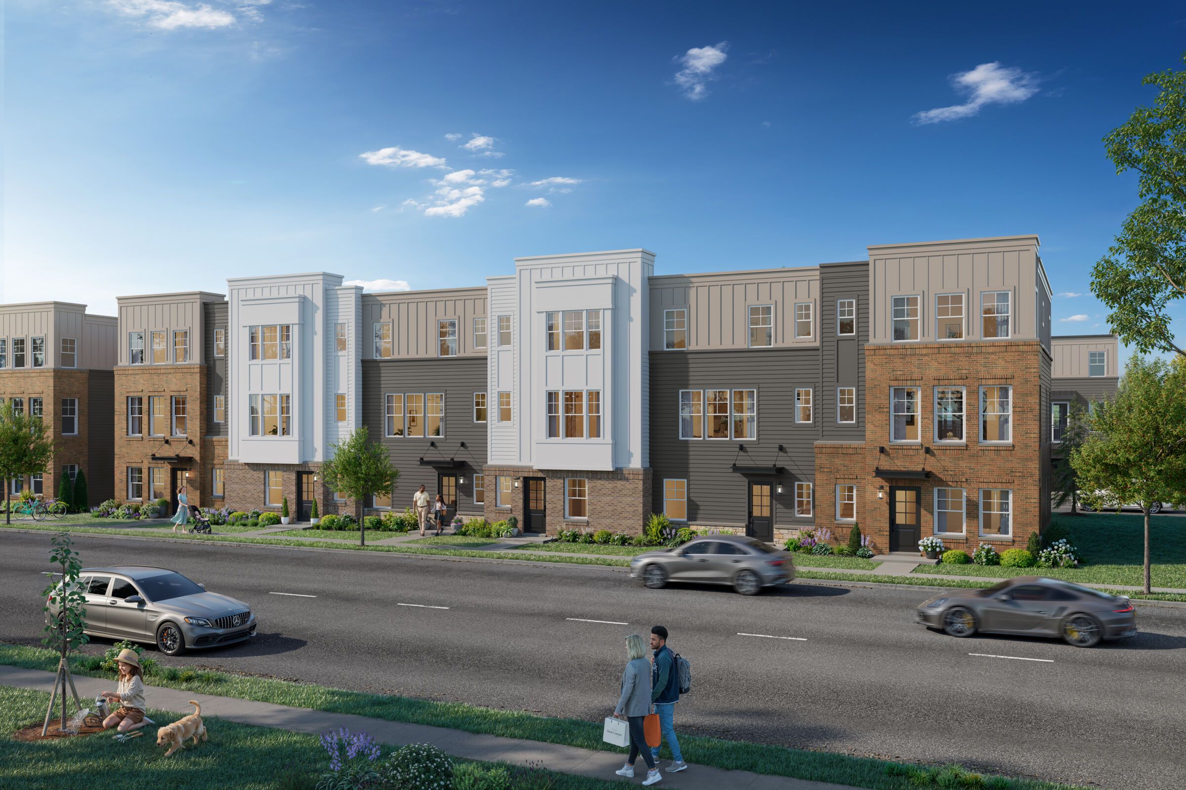 Highland Bridge Streetscape Rendering