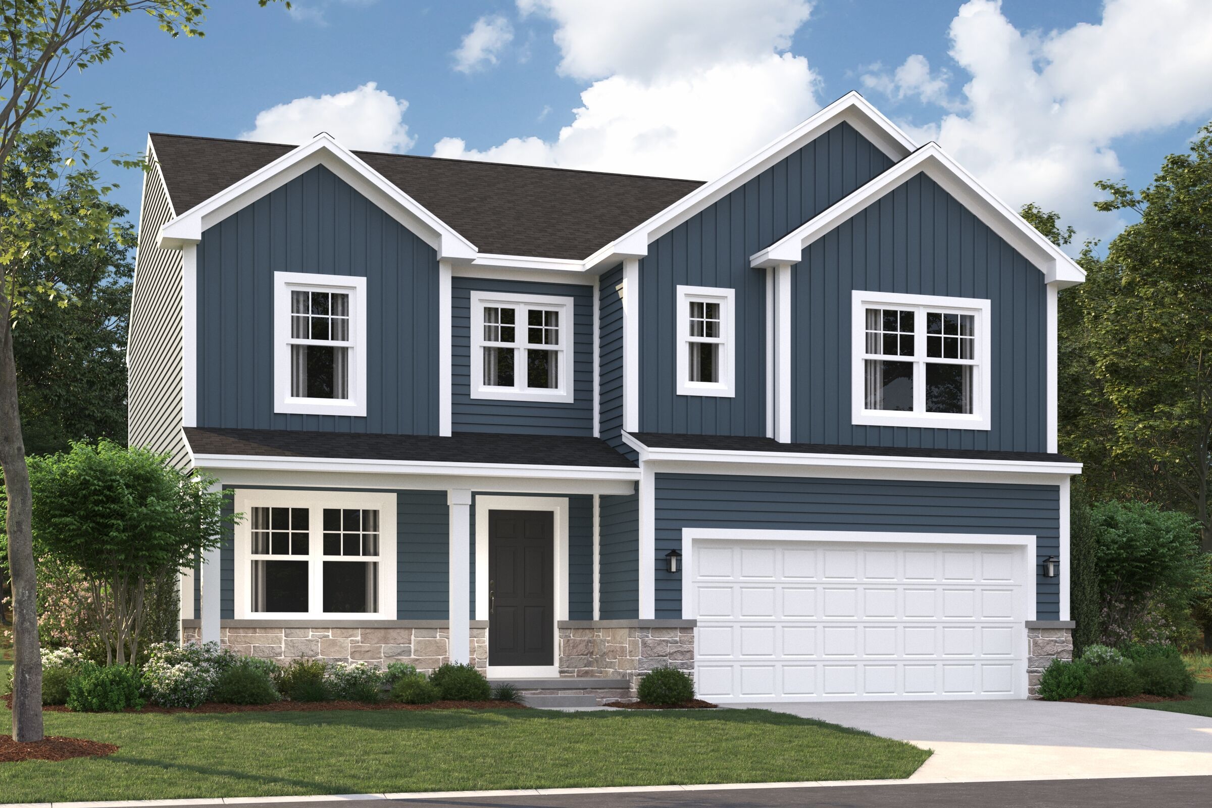 Aubrey - Gardens Of Riverside: Holly, Michigan - M/I Homes