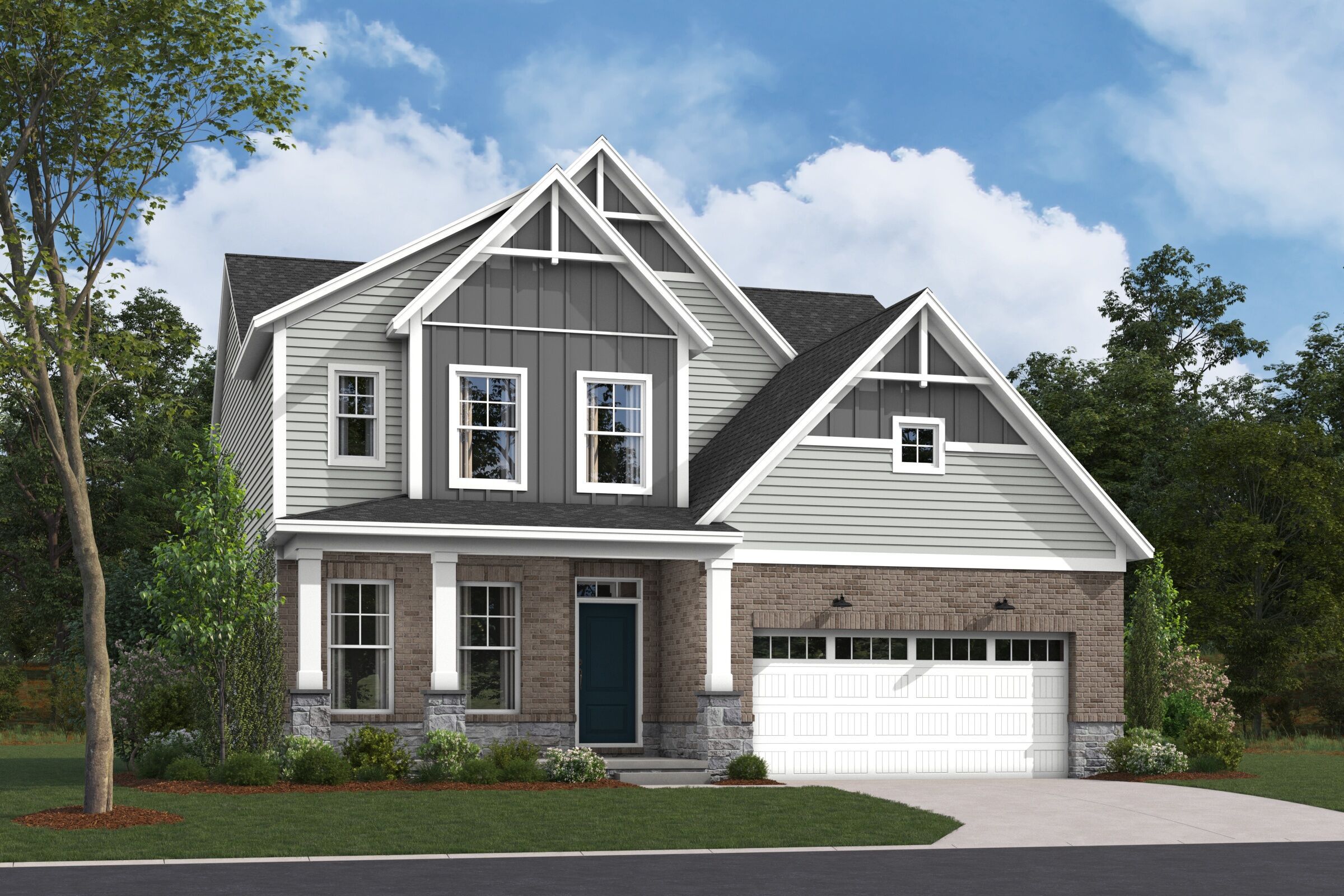 Magnolia - Harvest Arbor: Canton, Michigan - M/I Homes