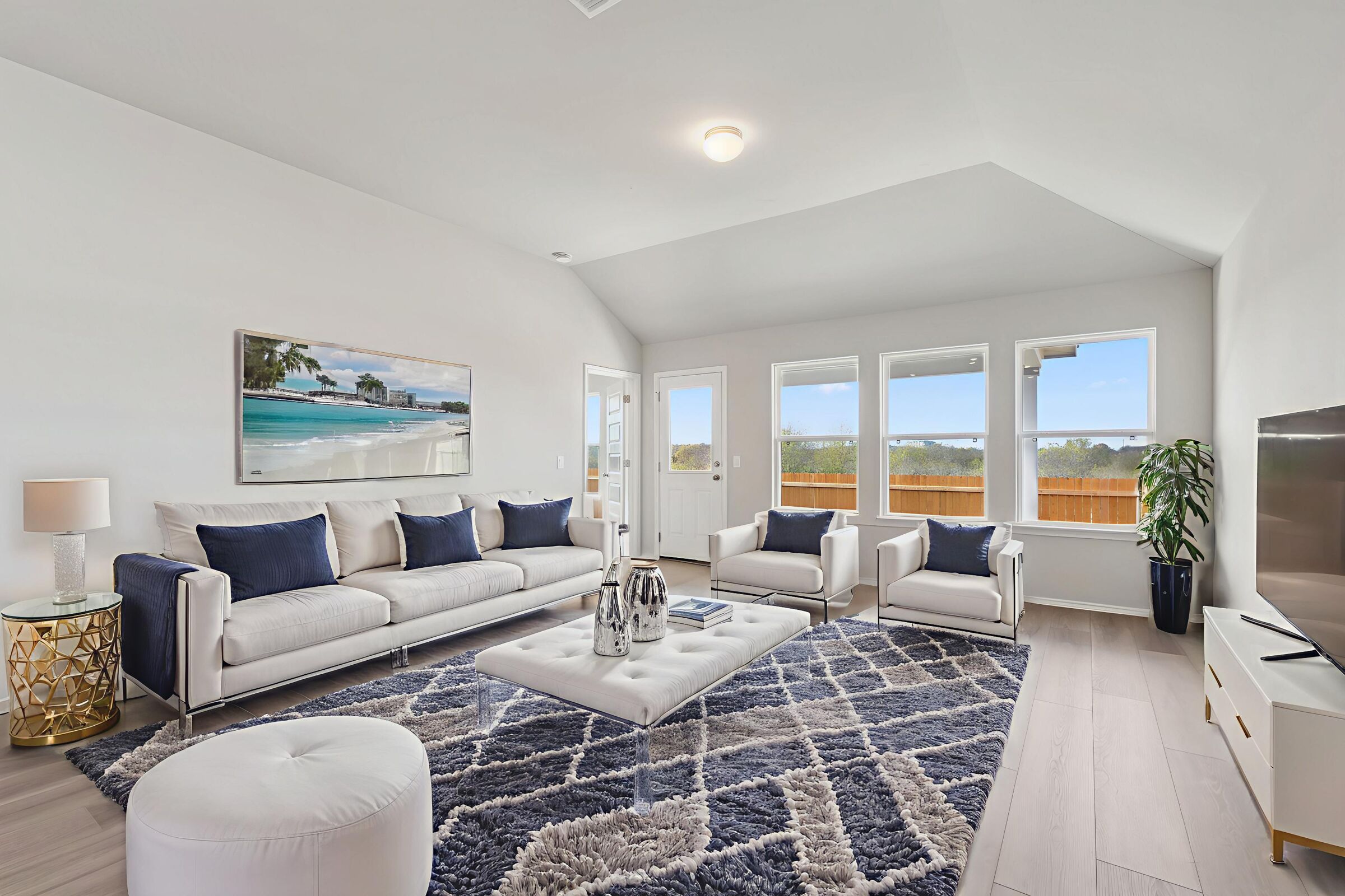 Living Room - Virtually Staged - Representational Photo