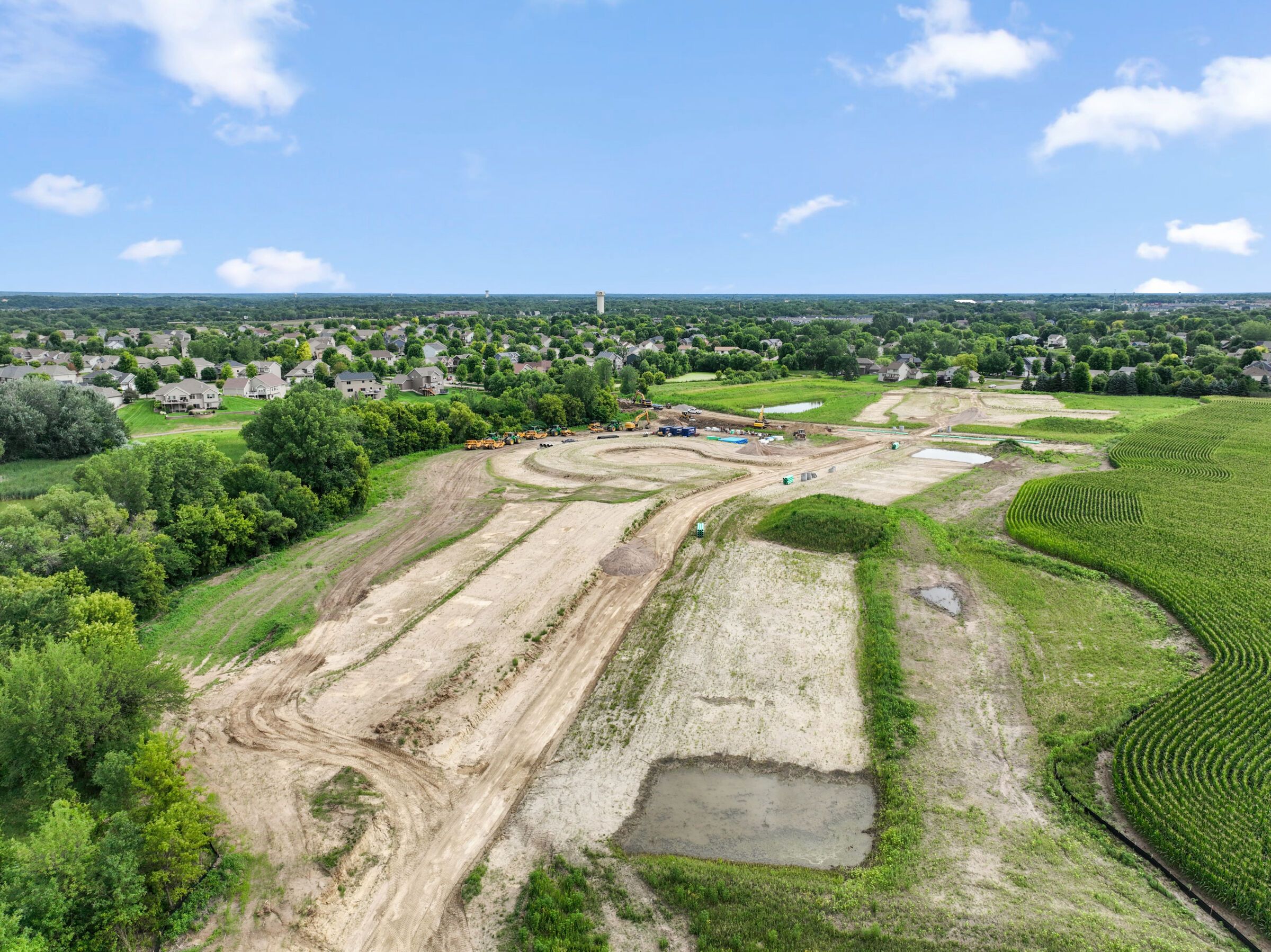 Cowley Lake Community Aerial