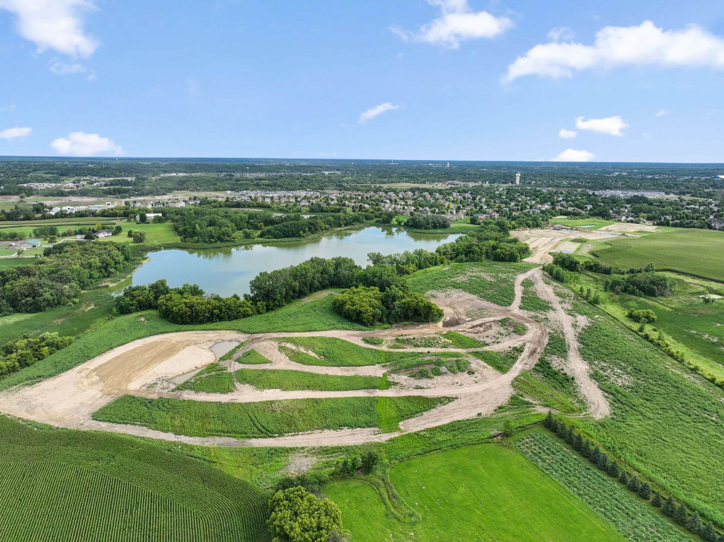 Cowley Lake Community Aerial