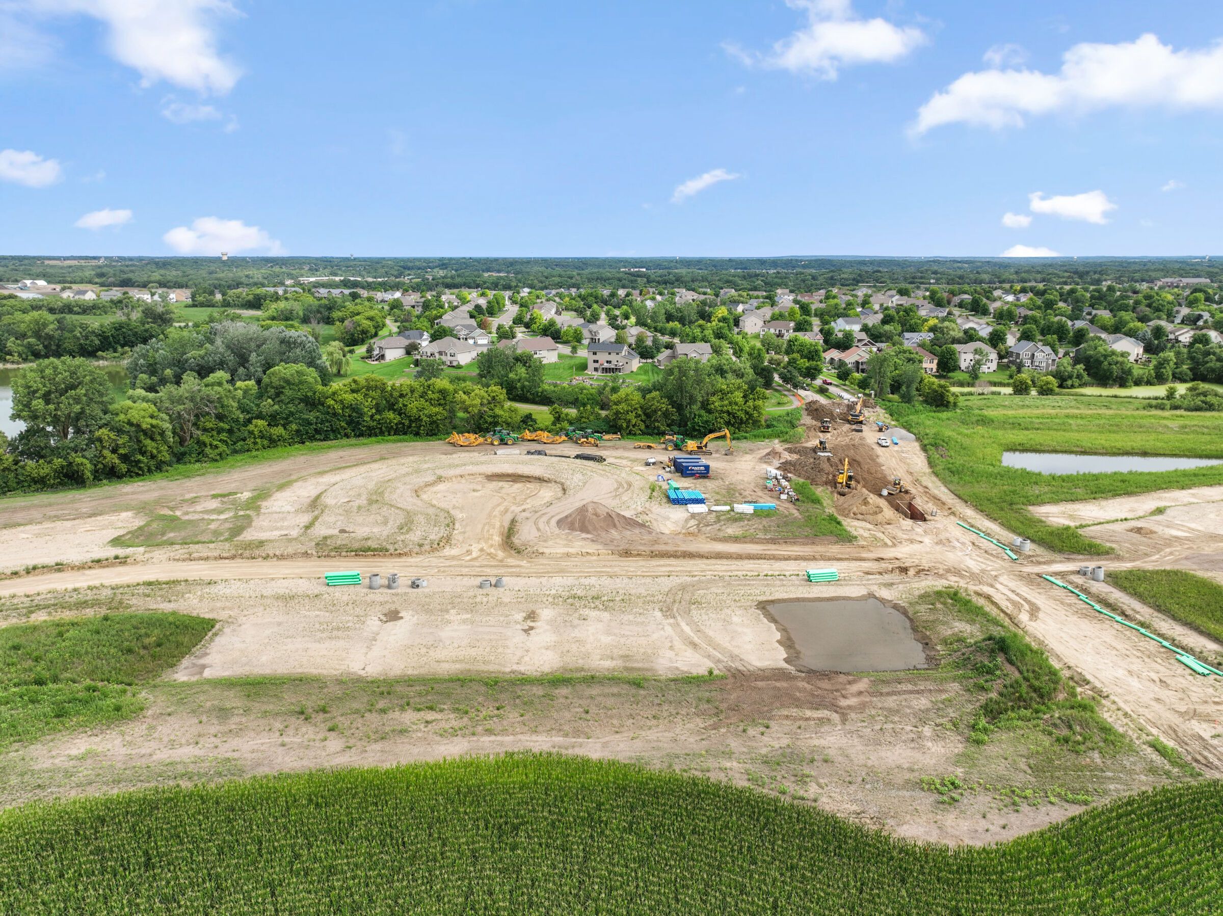 Cowley Lake Community Aerial