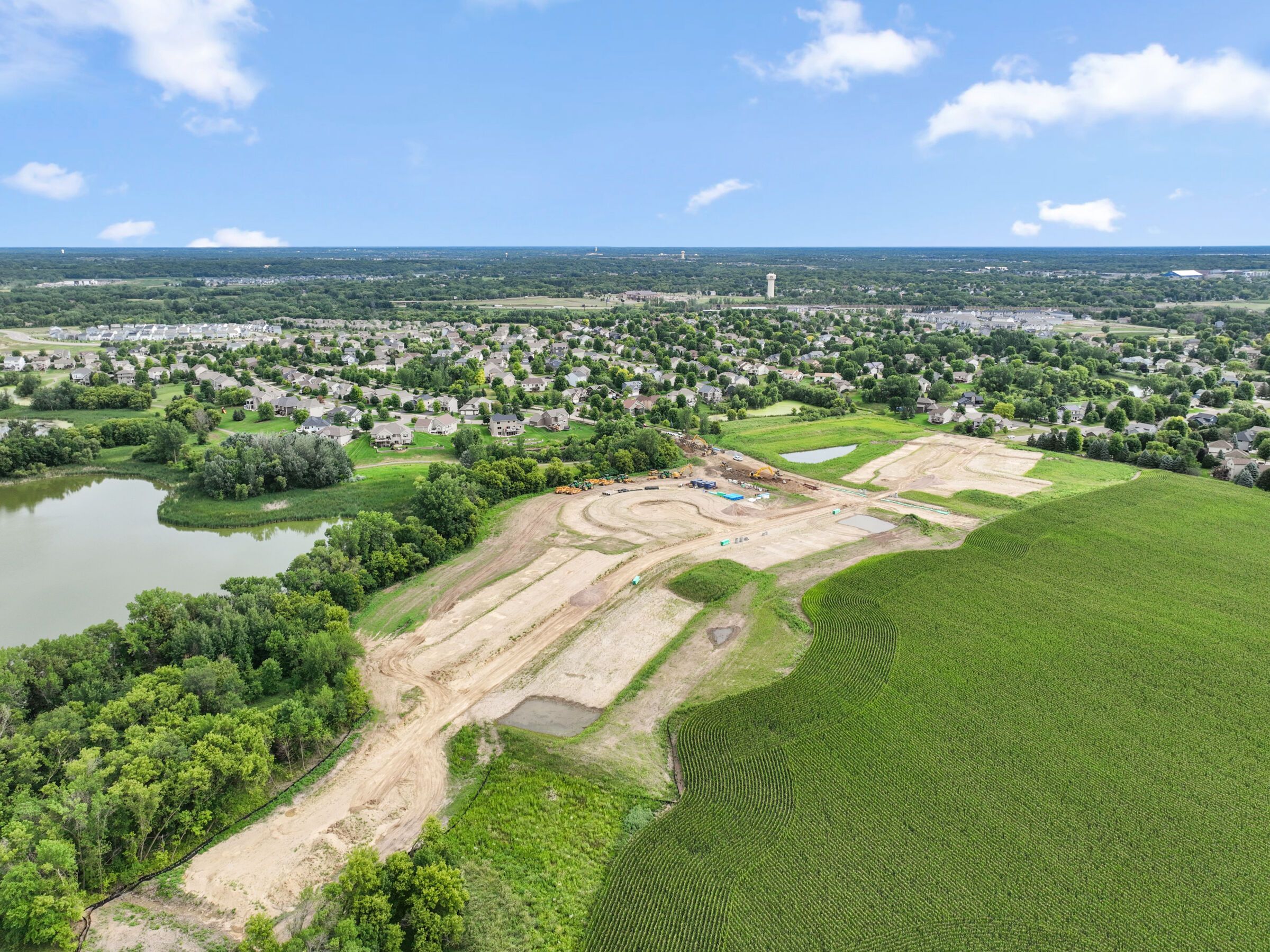 Cowley Lake Community Aerial