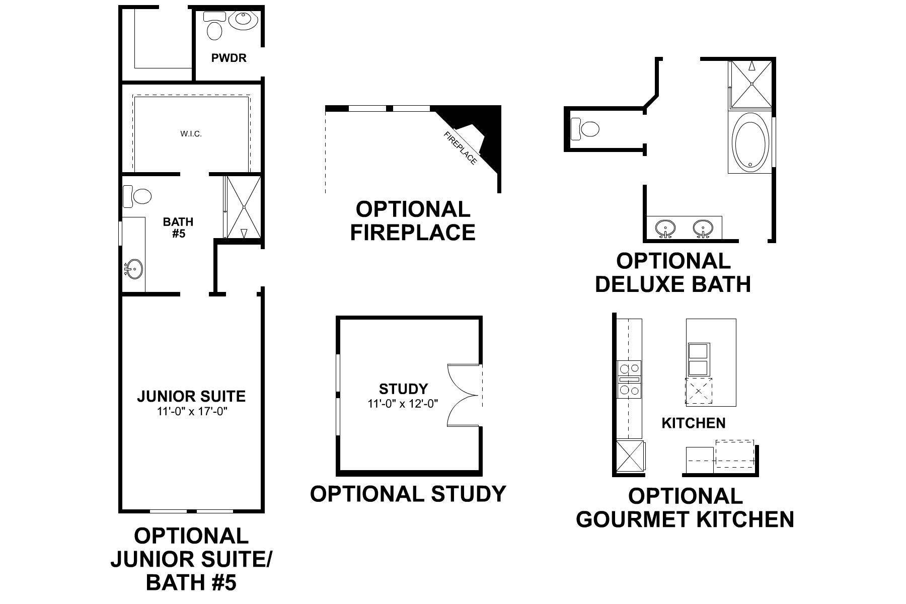Balcones First Floor Options