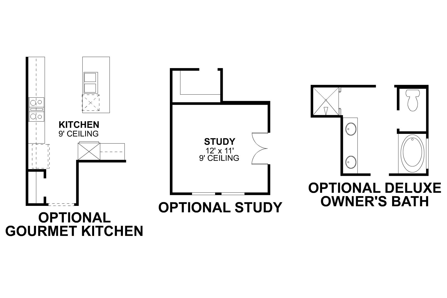 Frontier First Floor Options