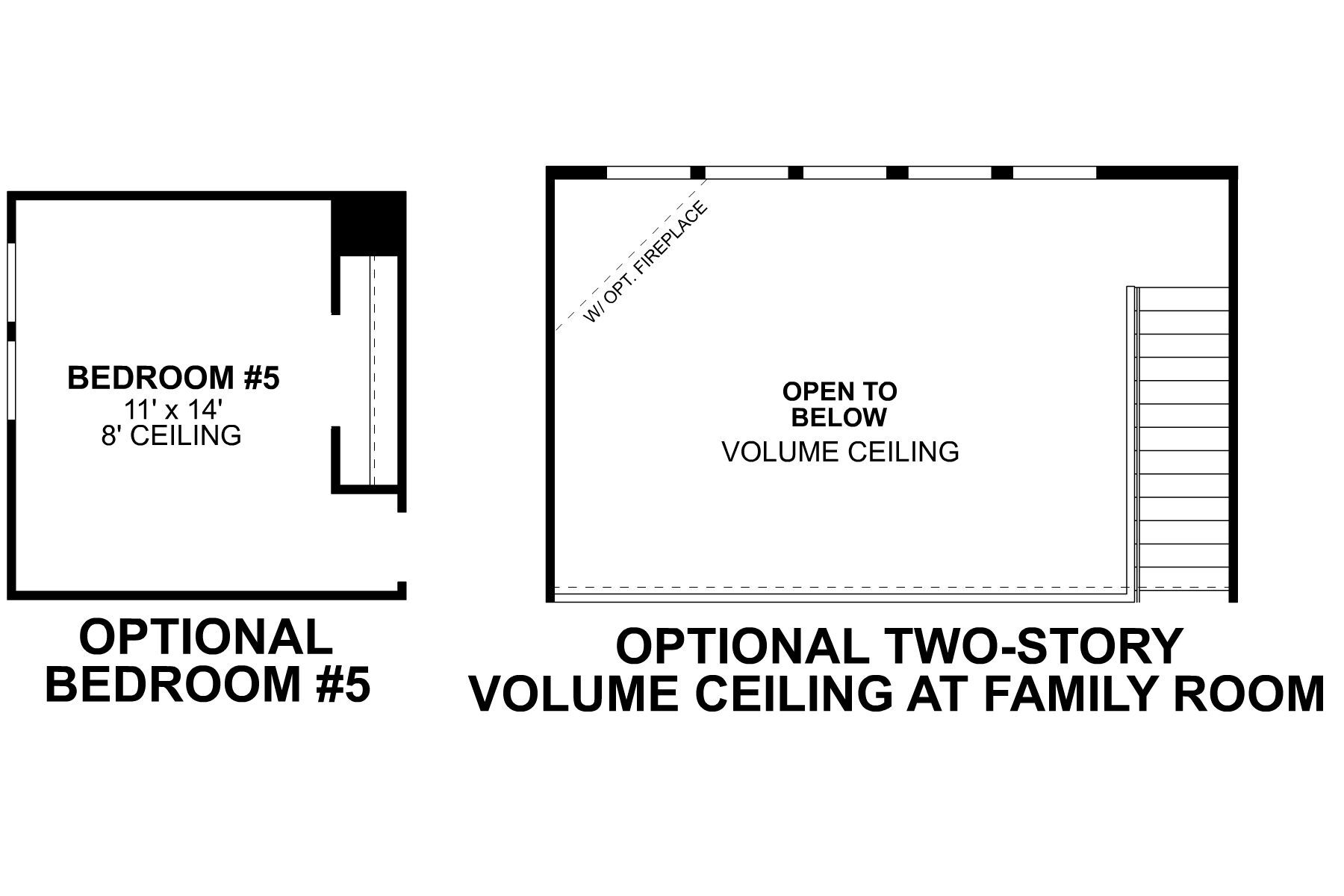 Whitley Second Floor Options