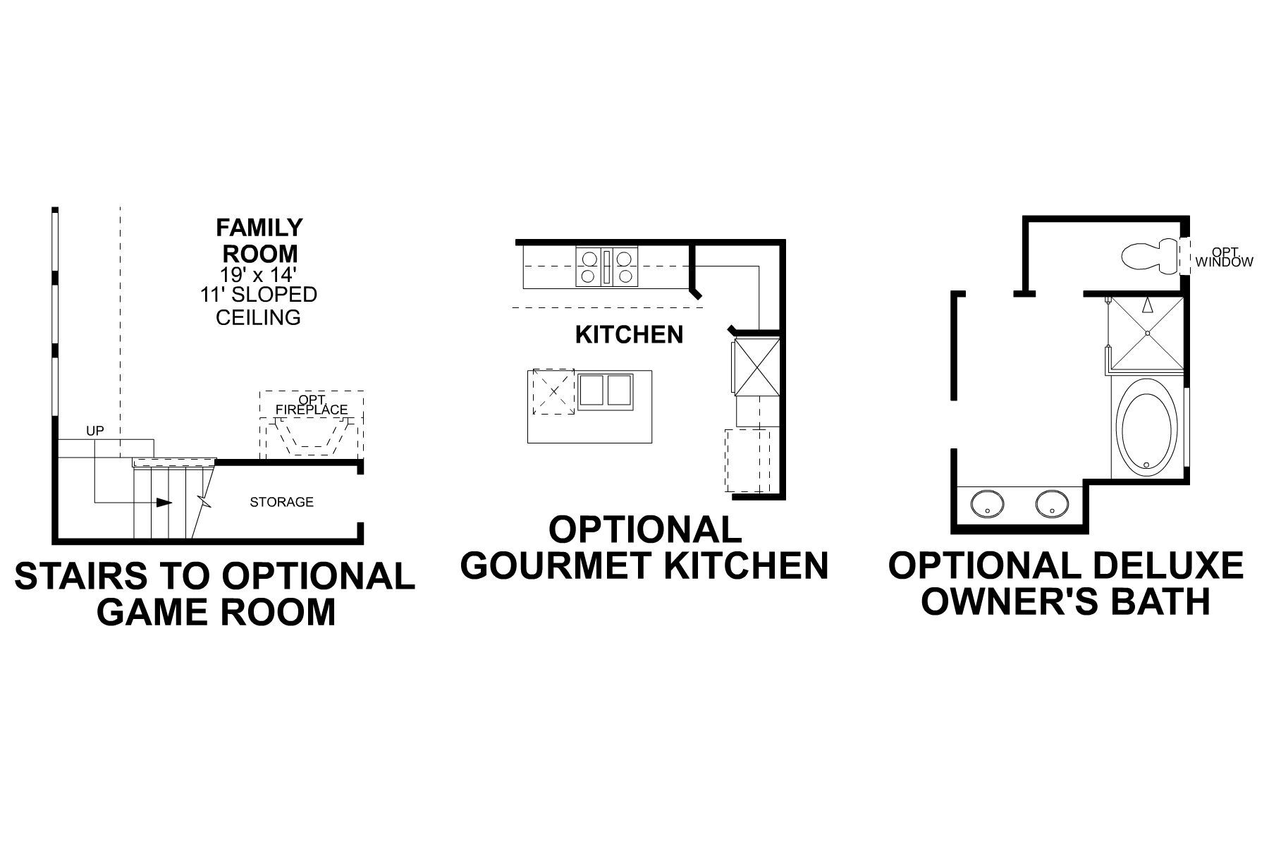 Acadia First Floor Options