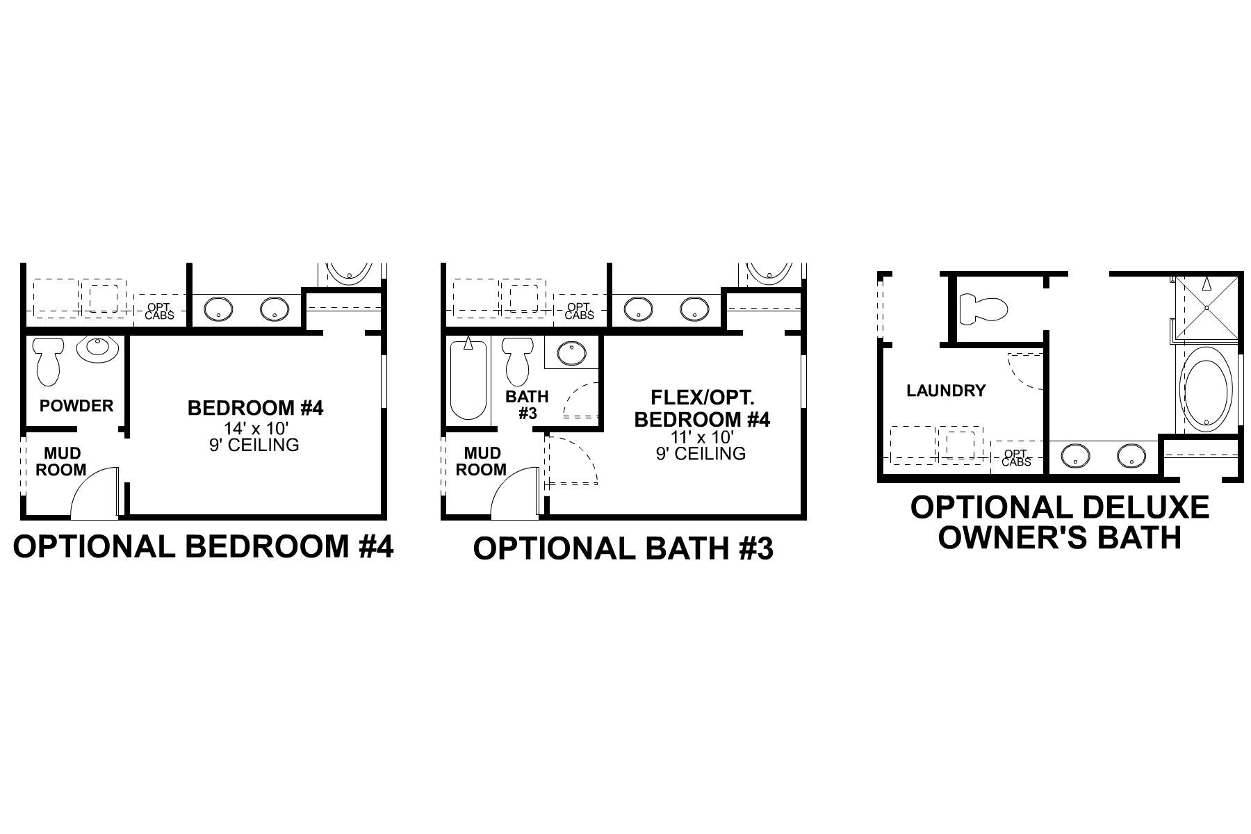 Clary First Floor Options
