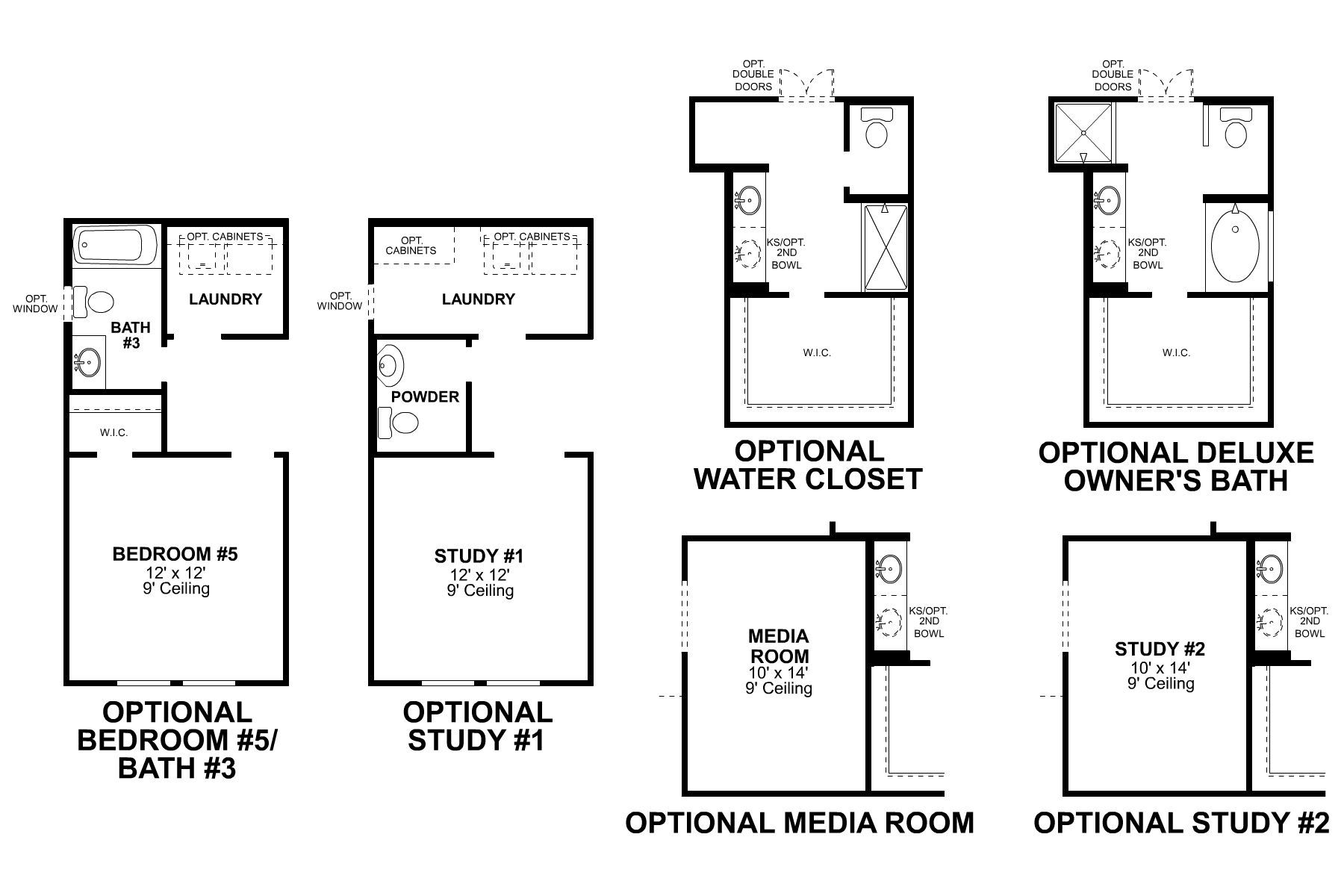 Marquette First Floor Options