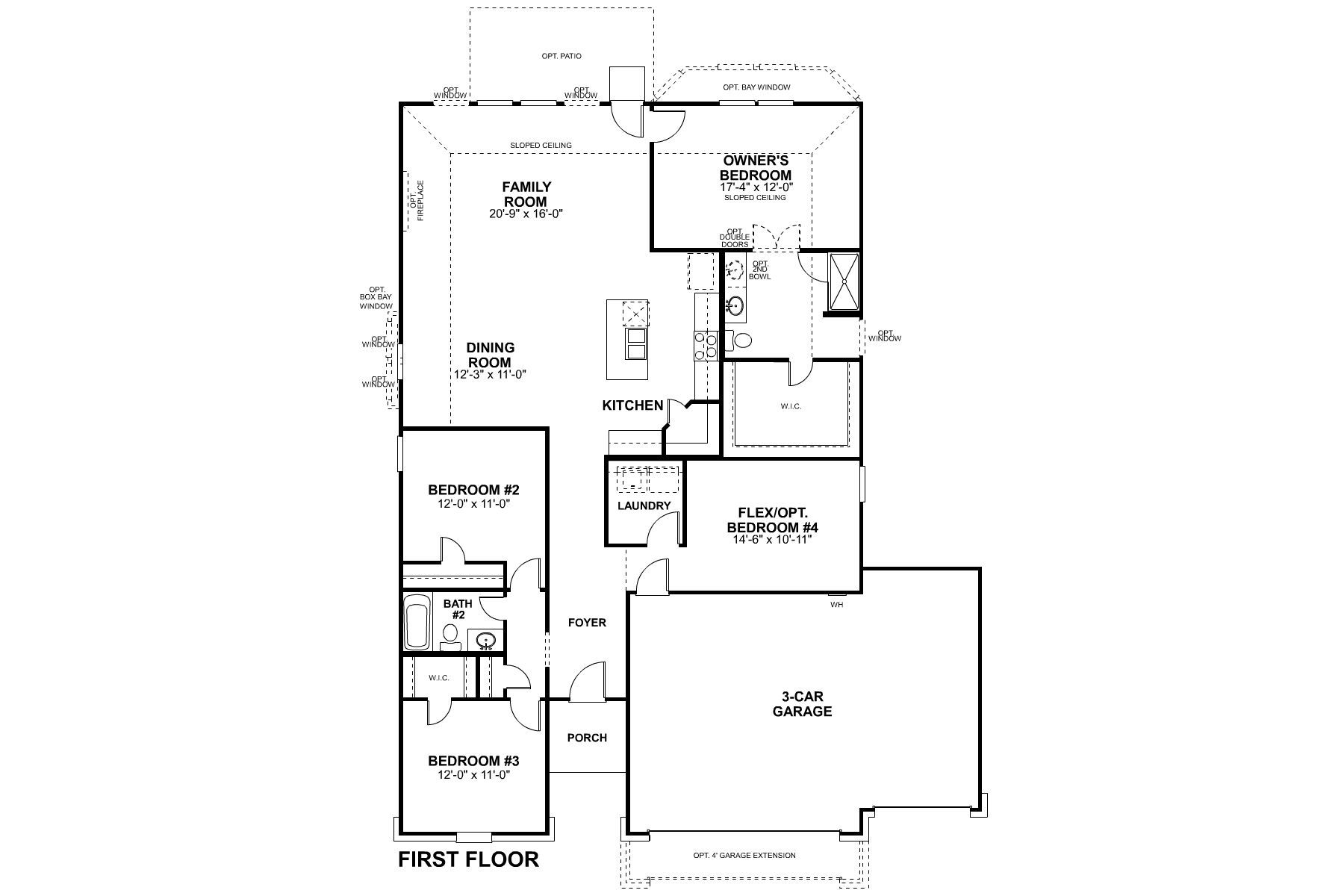 Boone First Floor Options
