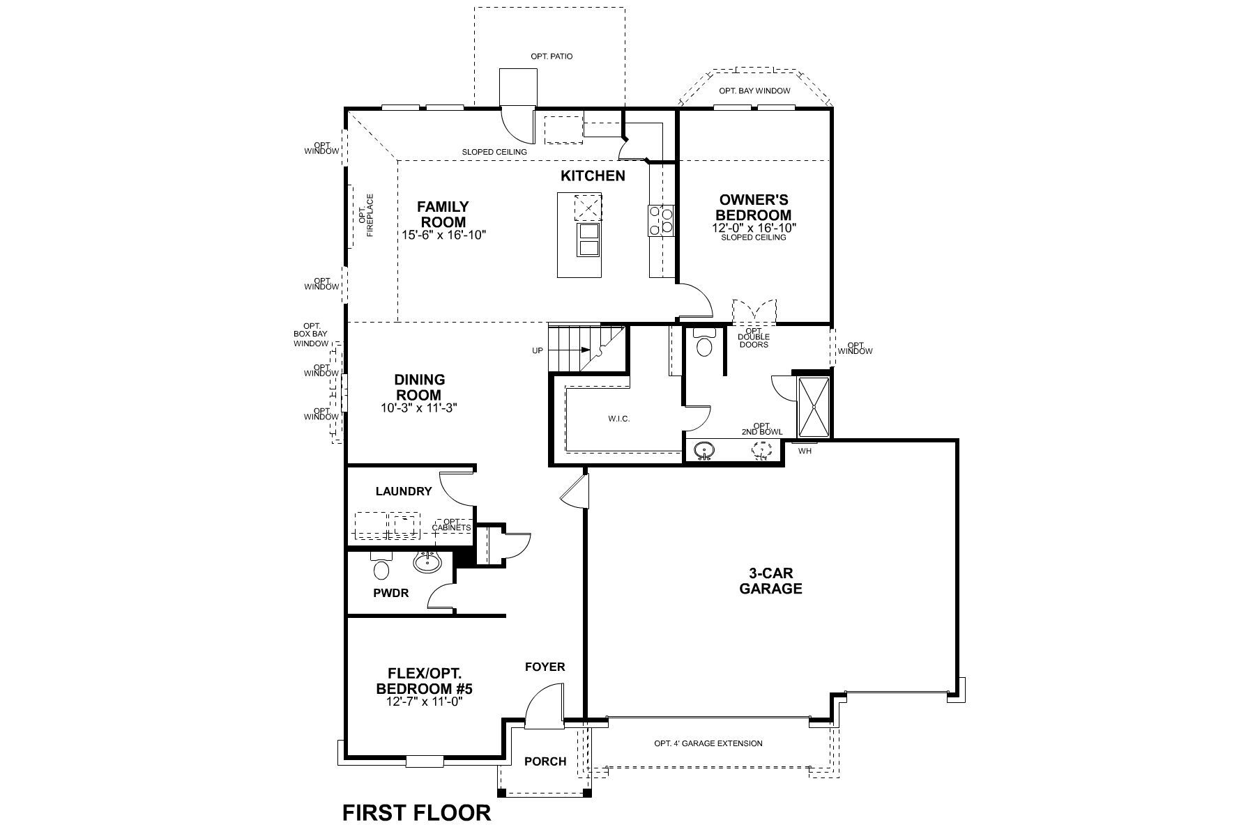 Columbus First Floor Options