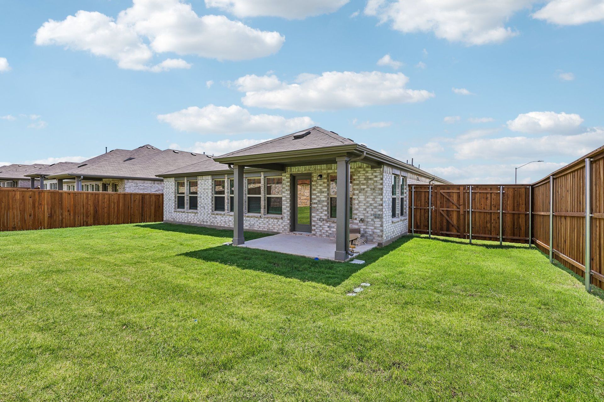 Covered patio