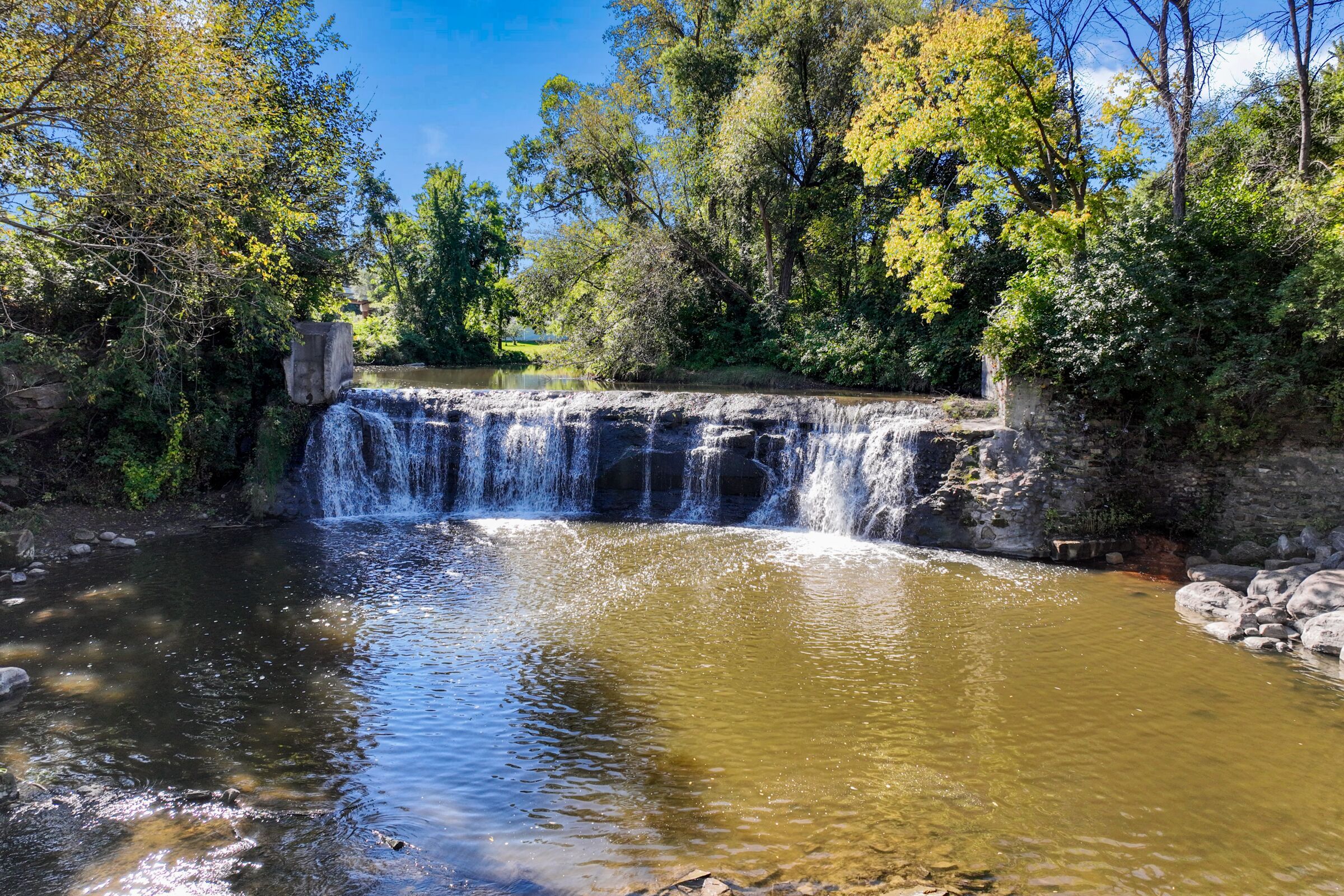 Mill Pond Waterfall