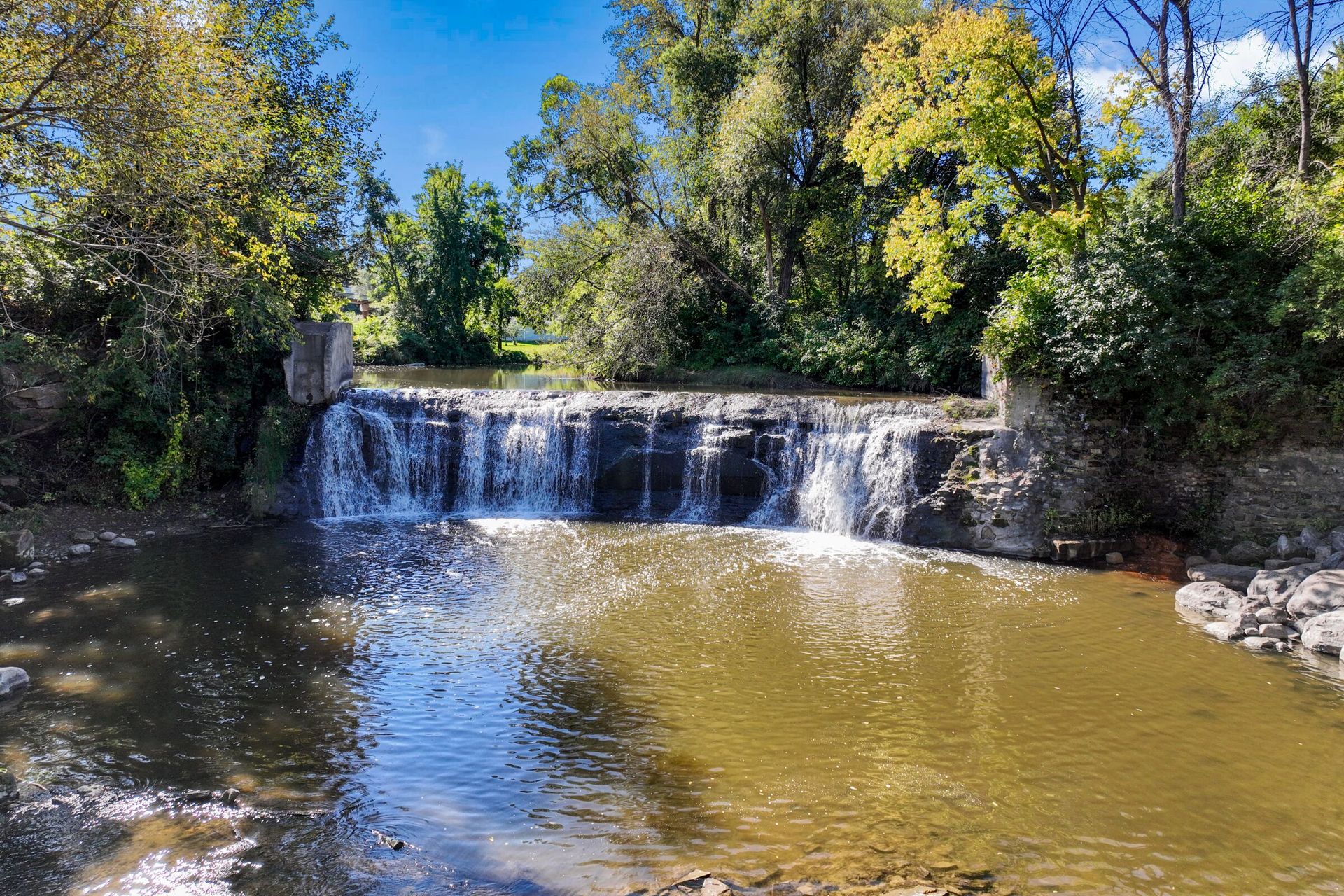 Mill Pond Waterfall