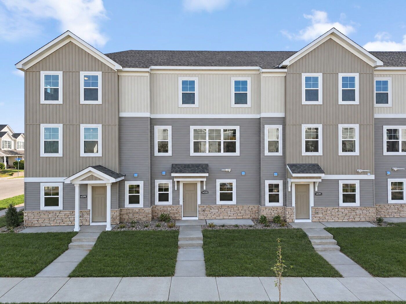 Athens II - Parkside Townhomes: Ramsey, Minnesota - M/I Homes