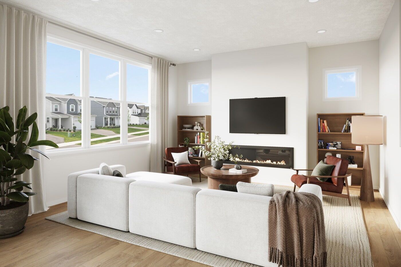 Living Room Rendering - Representational Photo