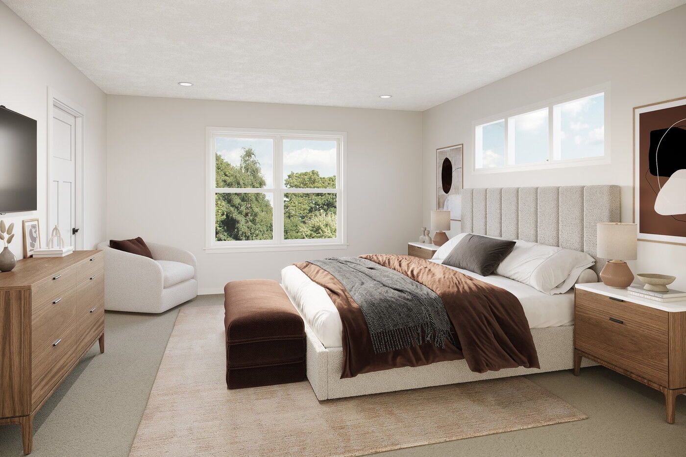 Bedroom Rendering - Representational Photo