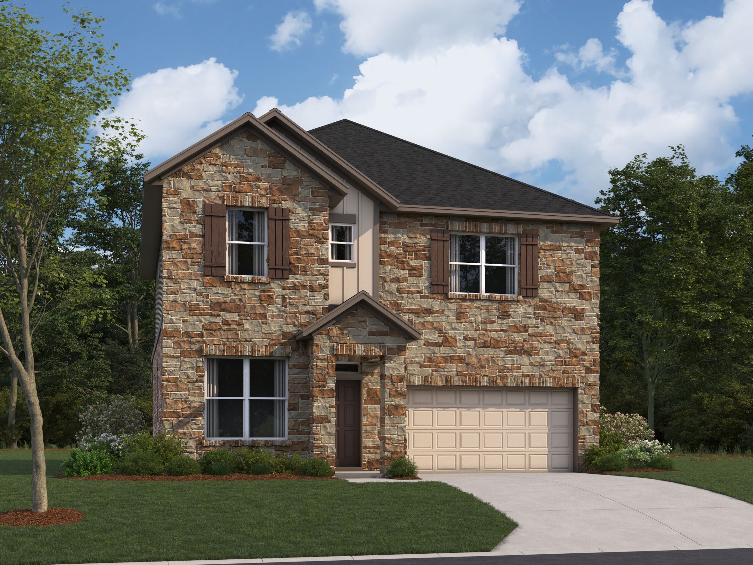 Randall - Cedar Brook: Leander, Texas - M/I Homes