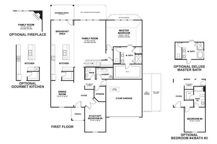 Medina Floor Plan - M/I Homes