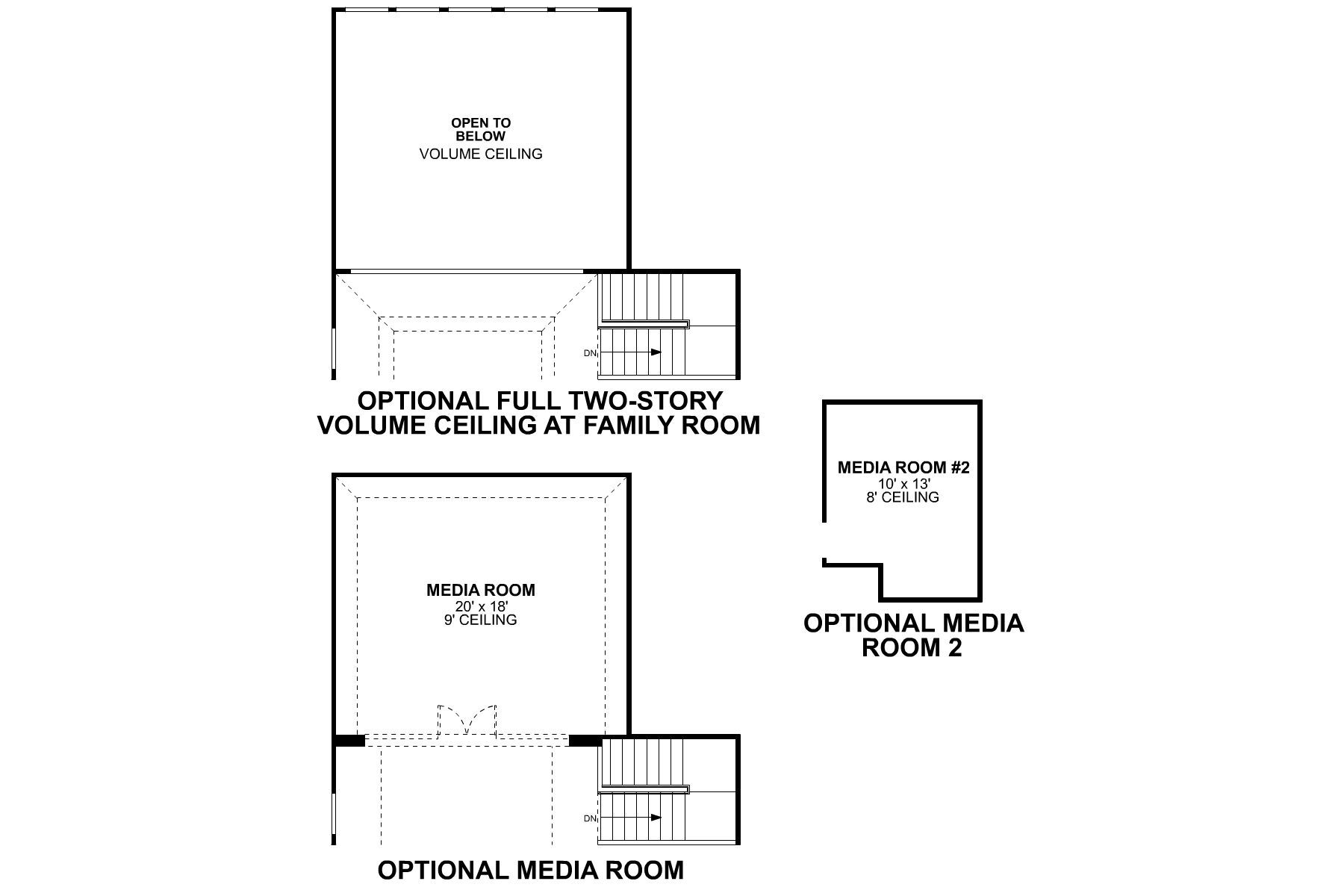 Frontier Second Floor Options