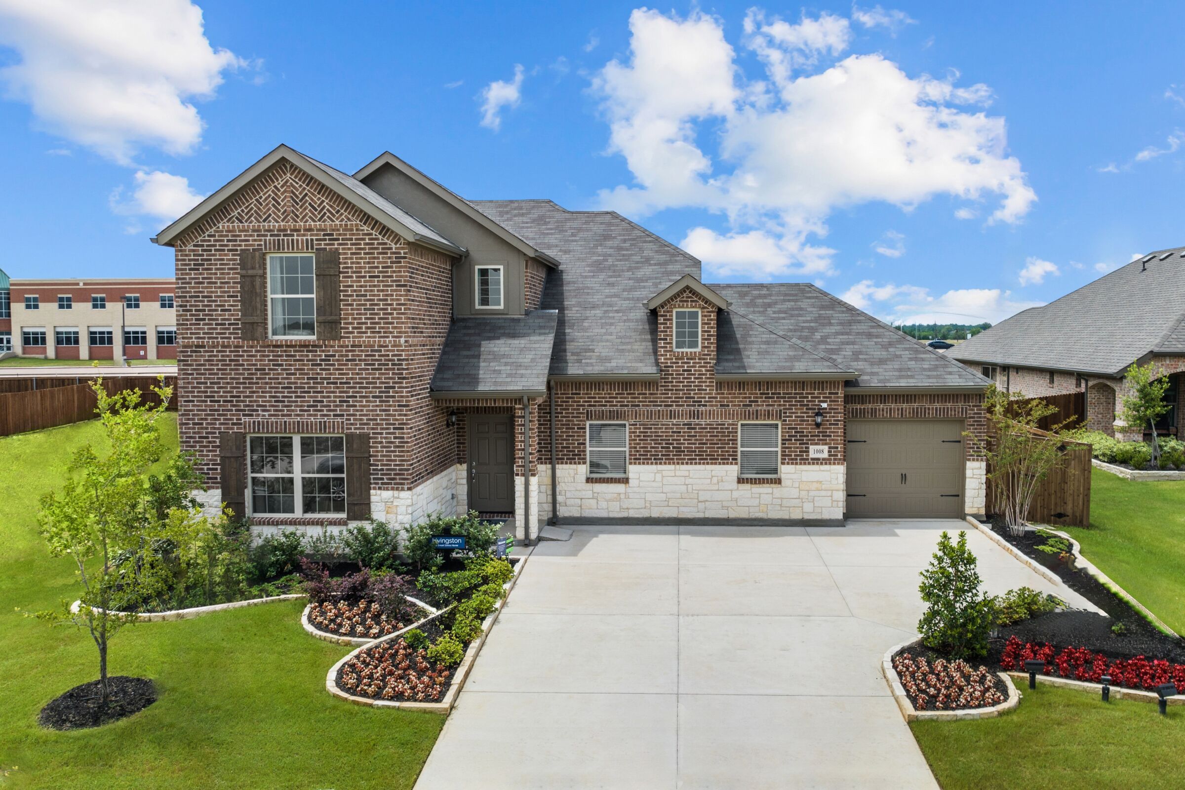 Livingston - Hunters Ridge: Crowley, Texas - M/I Homes