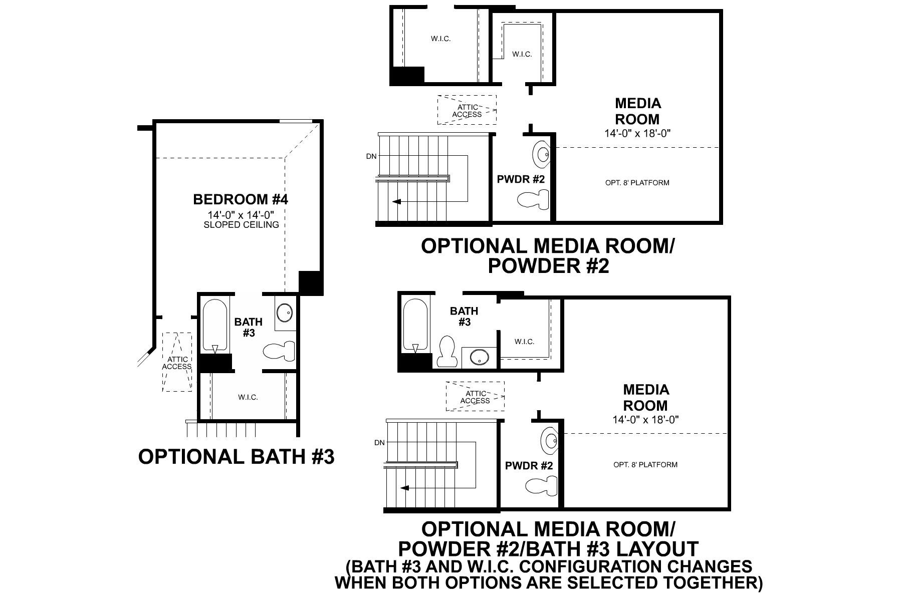 Dickinson Second Floor Options