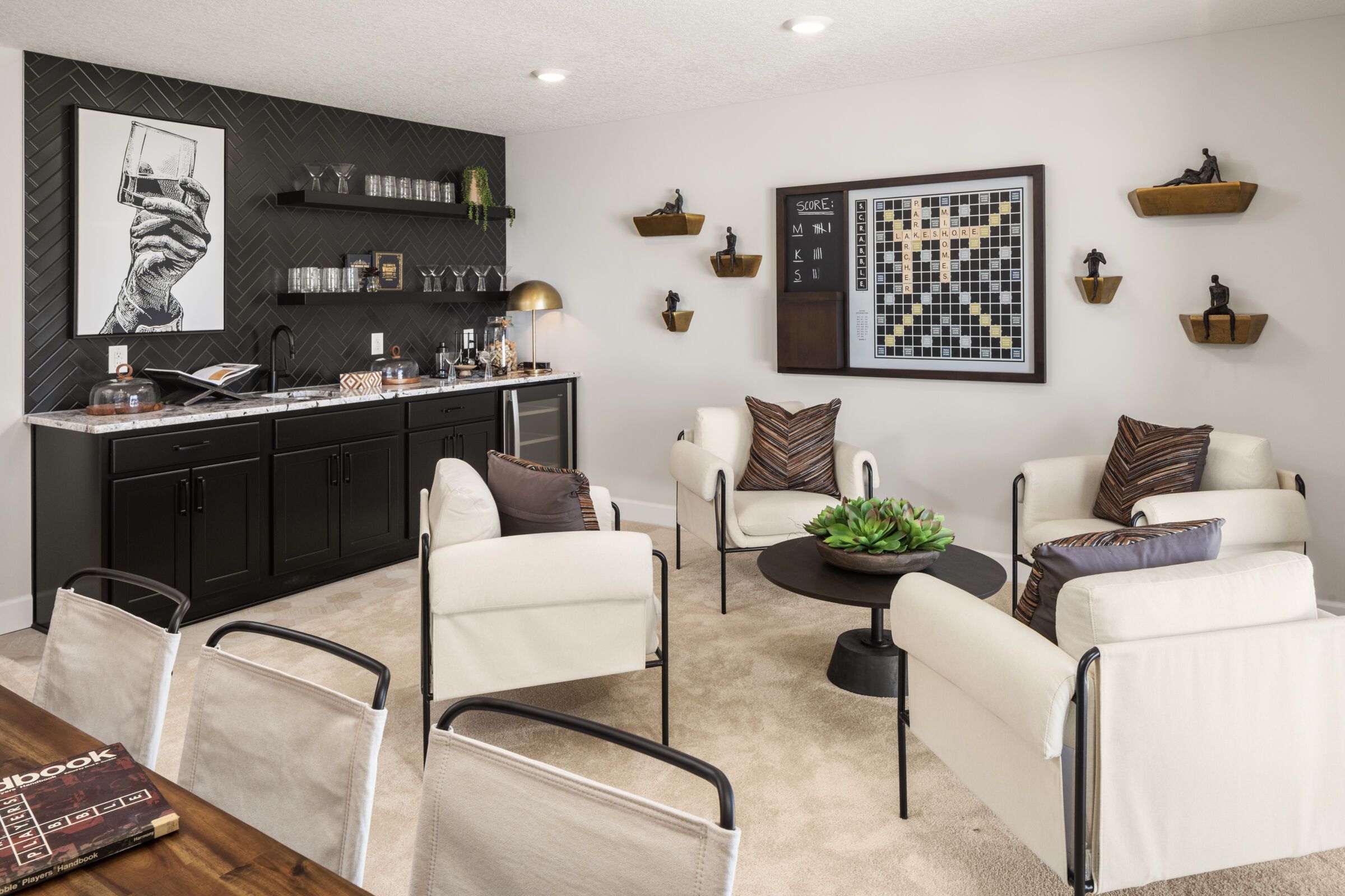 Lower Level Recreation Room - Representational Photo