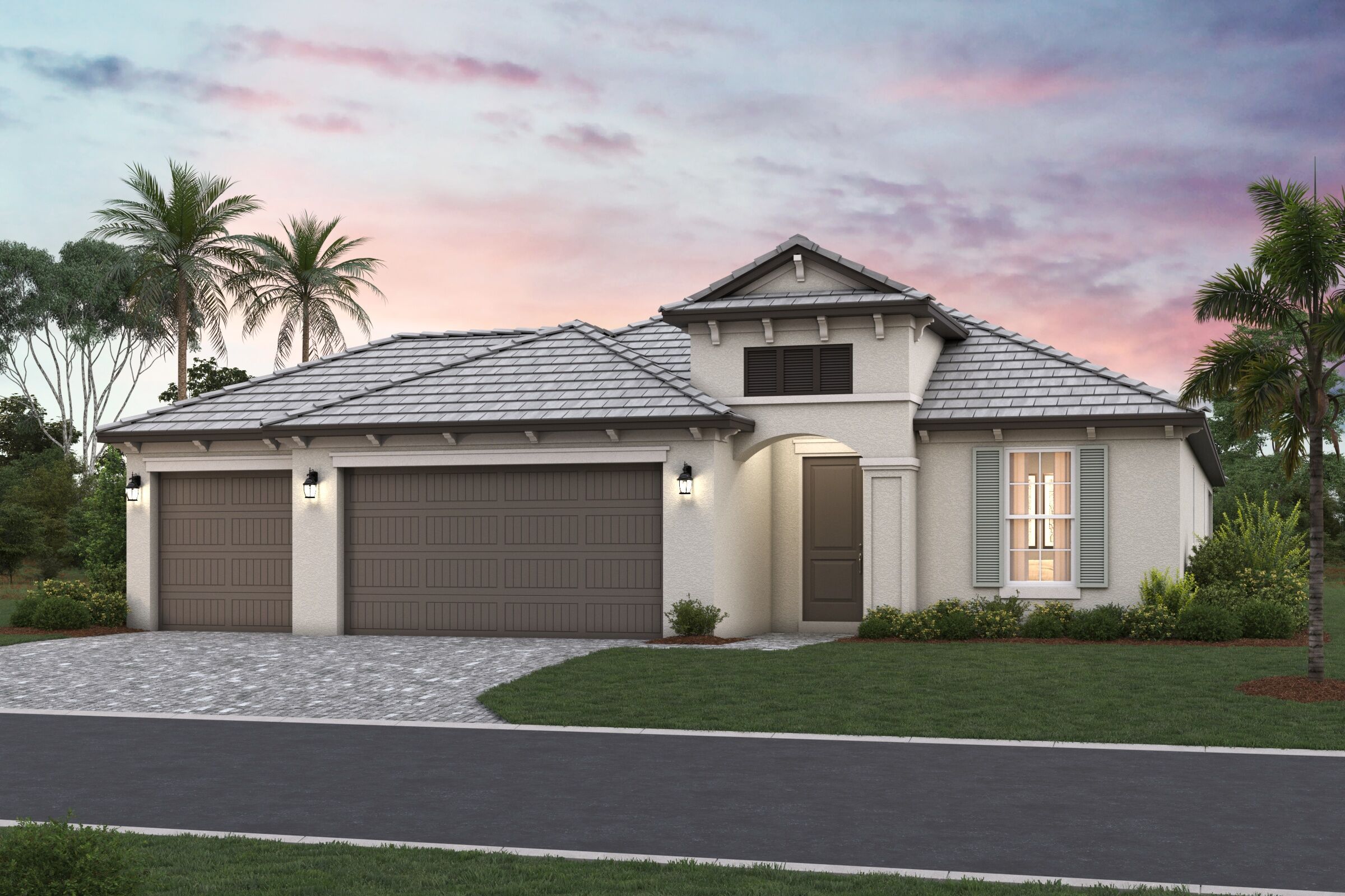 Amelia Plan at Cassata Lakes in Nokomis, FL by M/I Homes