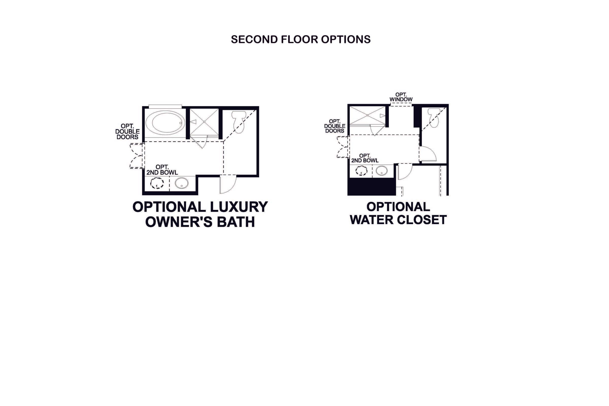 Wisteria second floor options