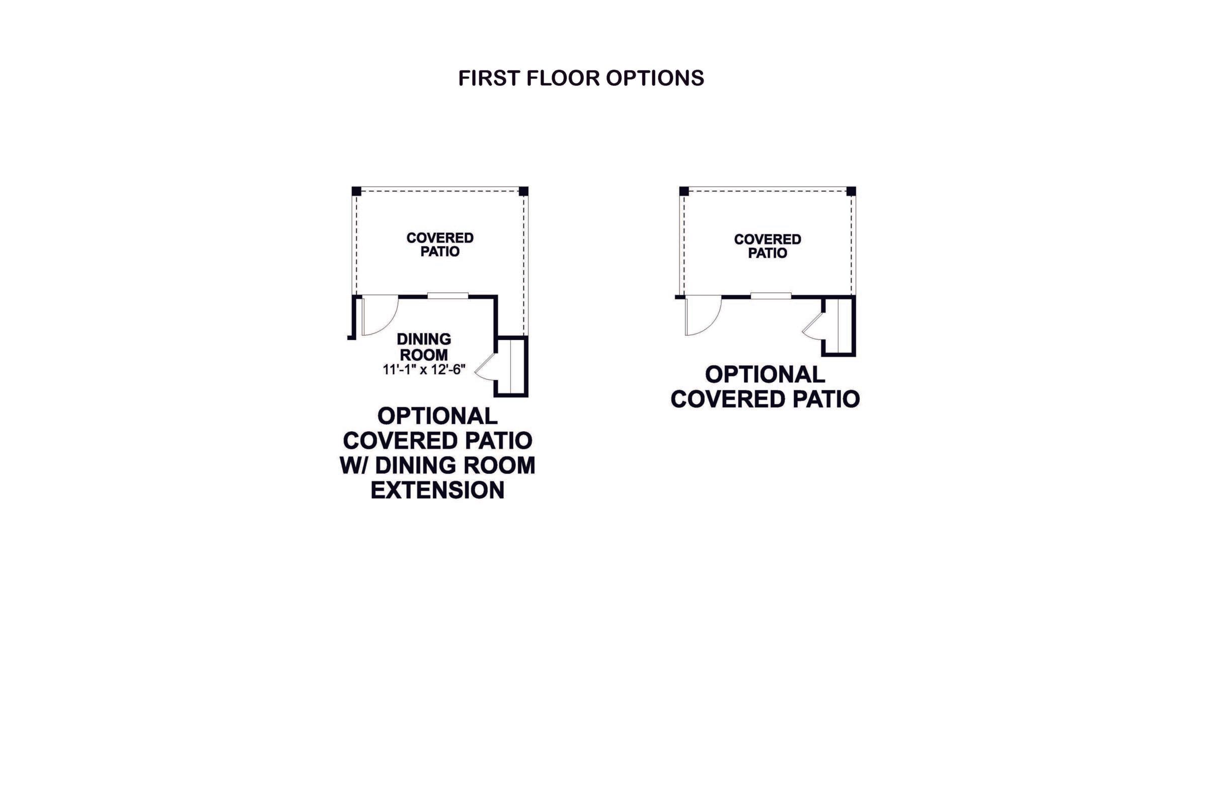 Wisteria First Floor Options