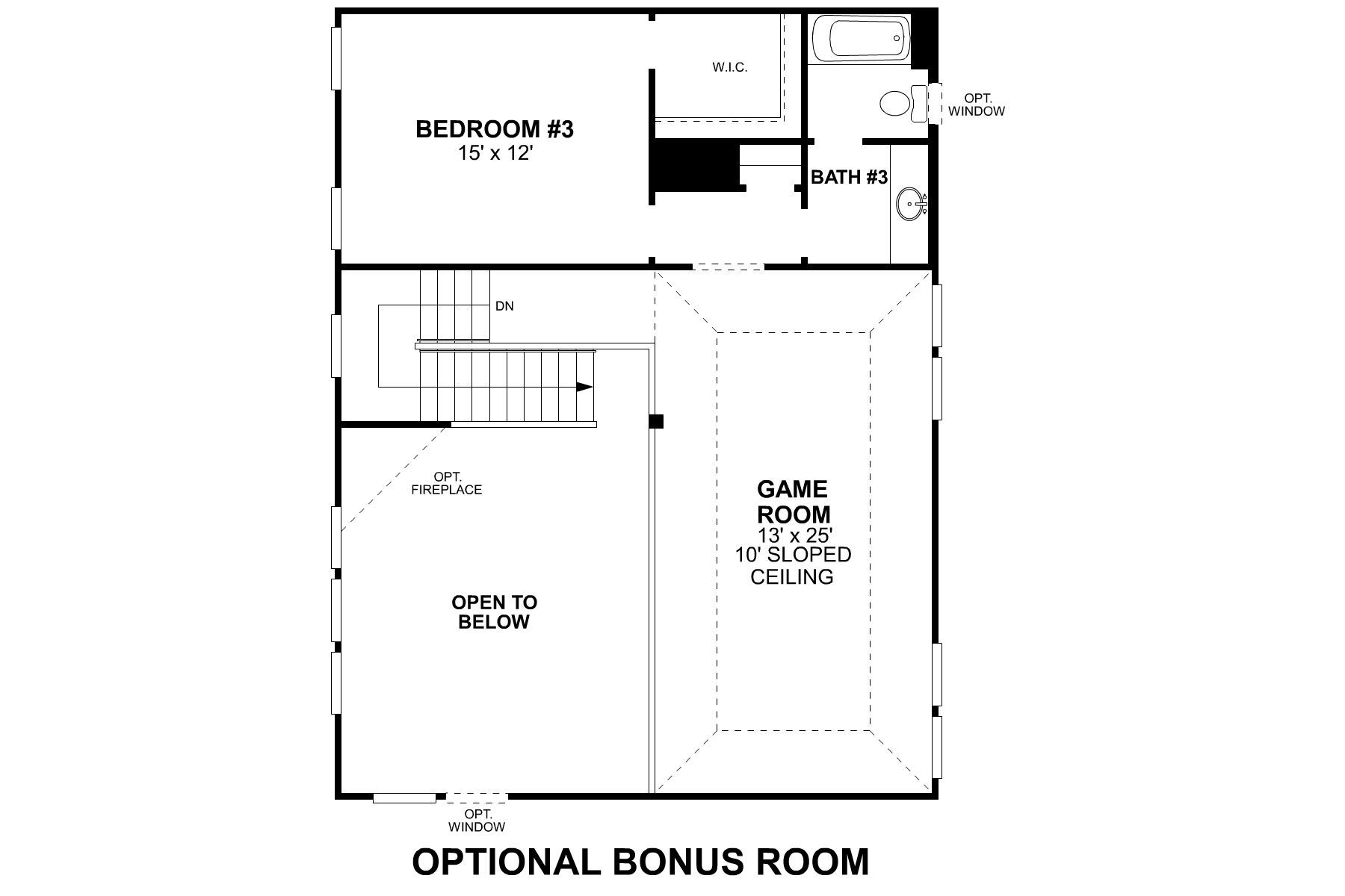Zinnia Second Floor Options