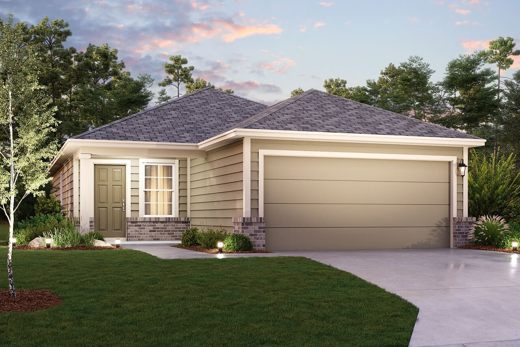 Hibiscus - Meadows at Clear Springs: New Braunfels, Texas - M/I Homes