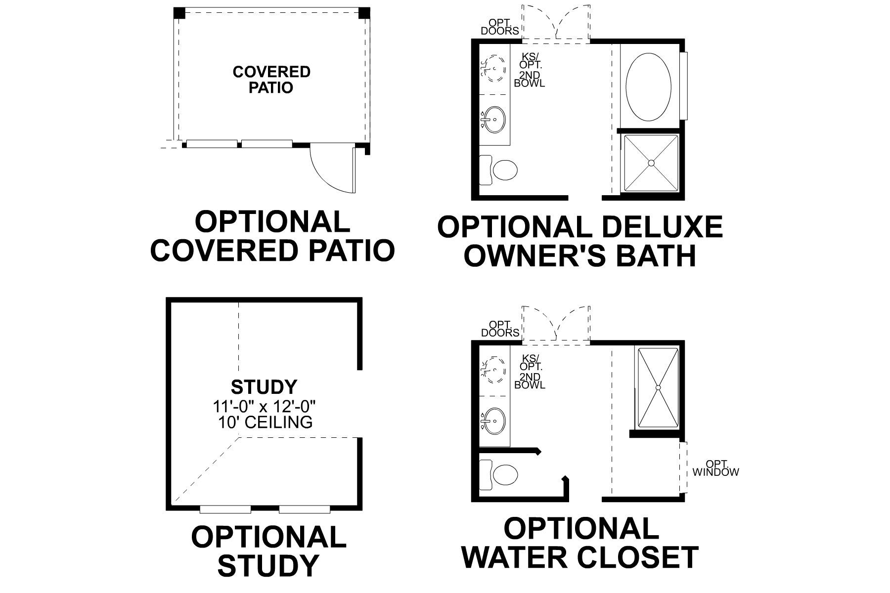 Desoto First Floor Options
