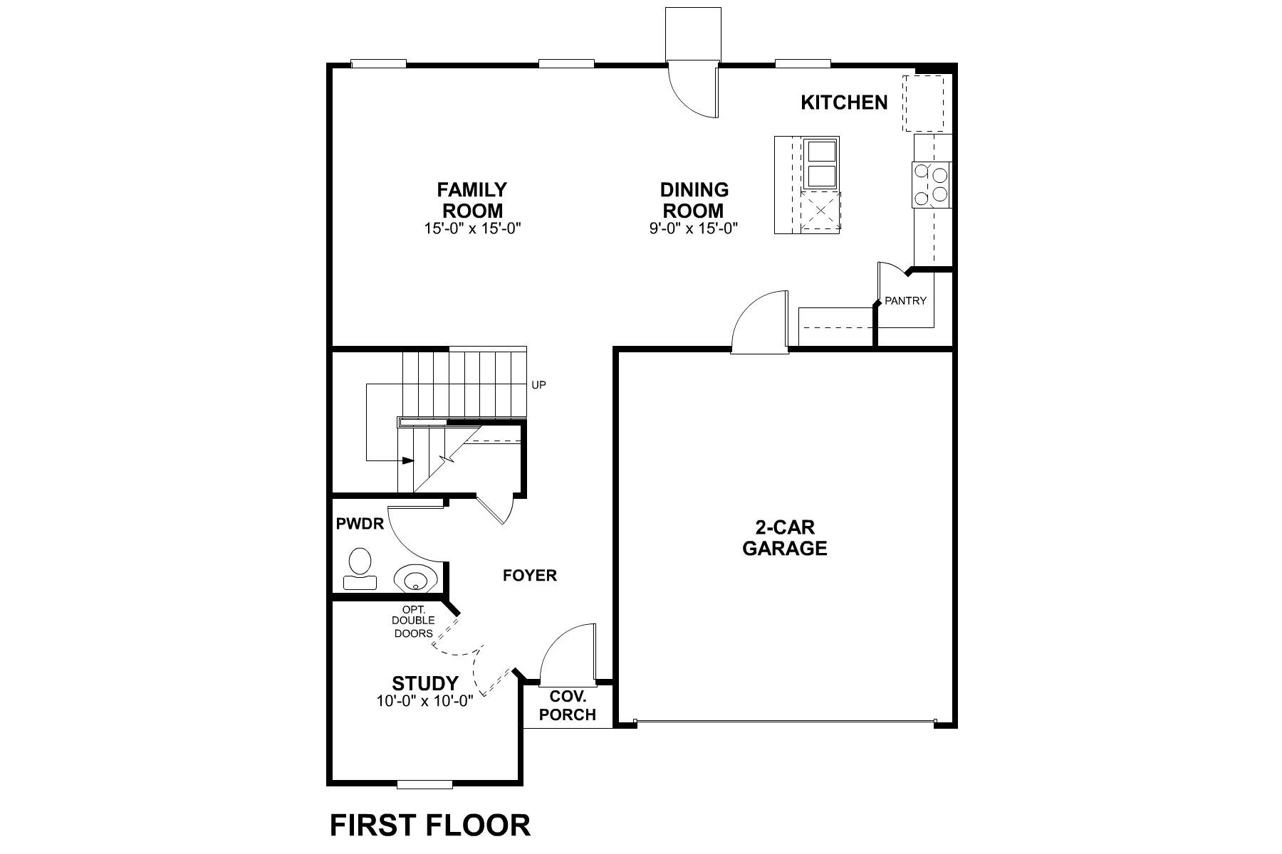 Sheldon First Floor Floorplan