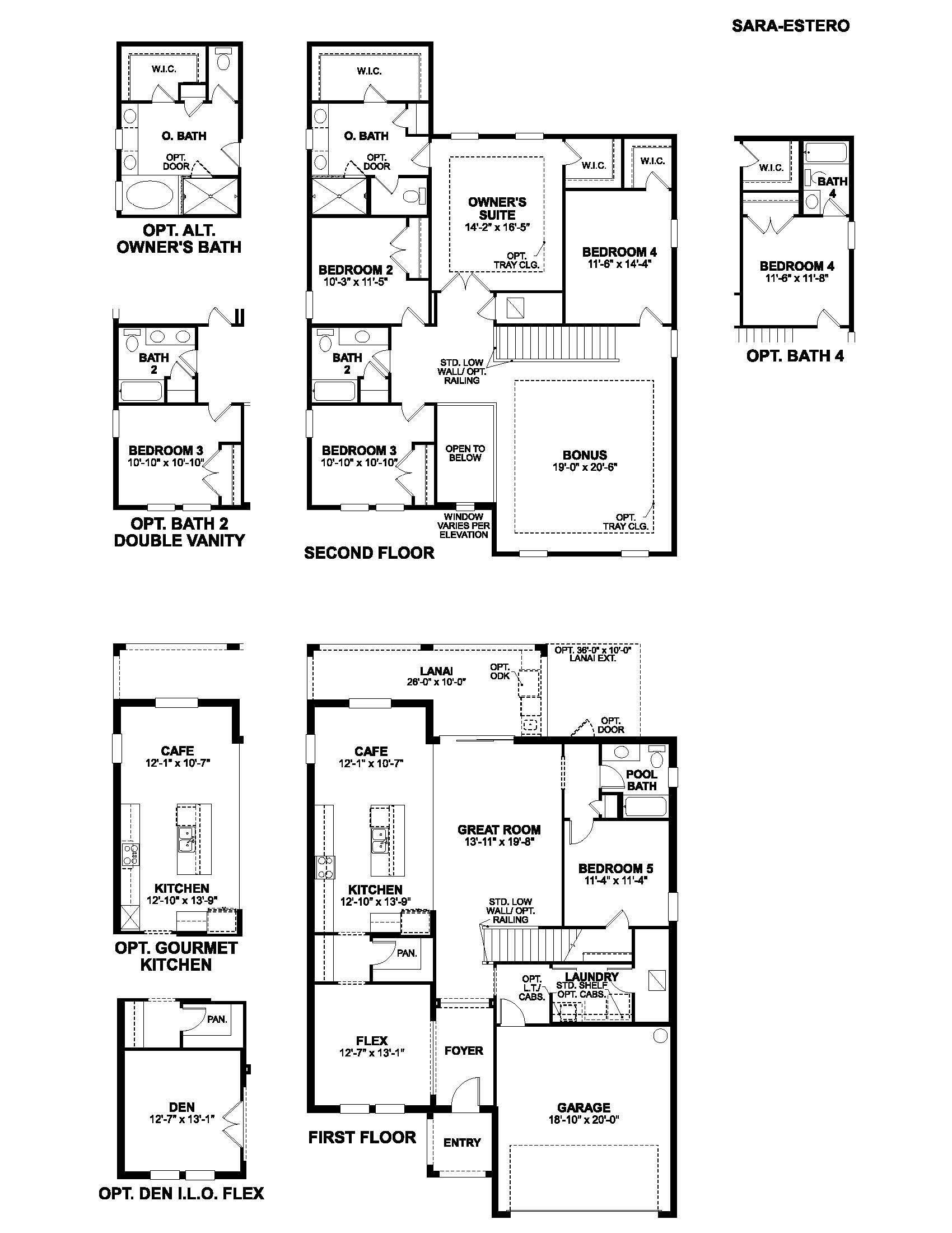 Estero floorplan