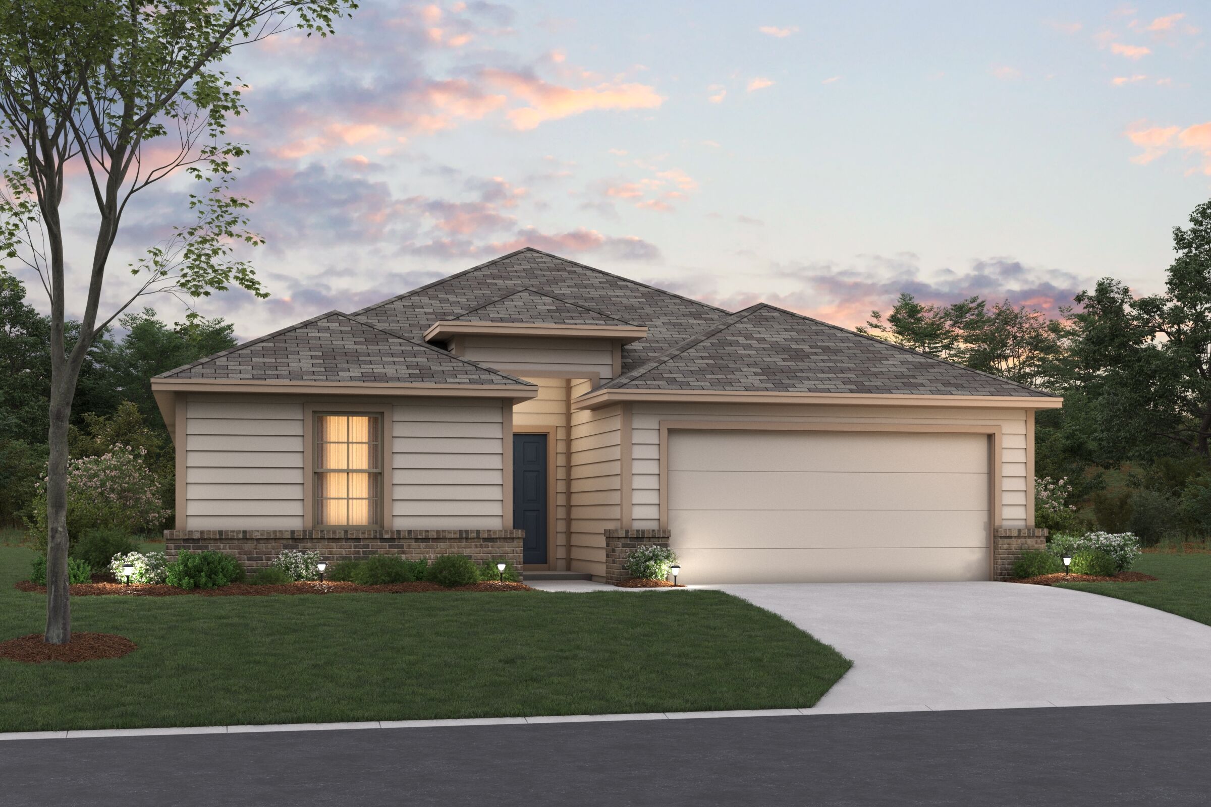 Pizarro I - Marble Creek Crossing: Austin, Texas - M/I Homes