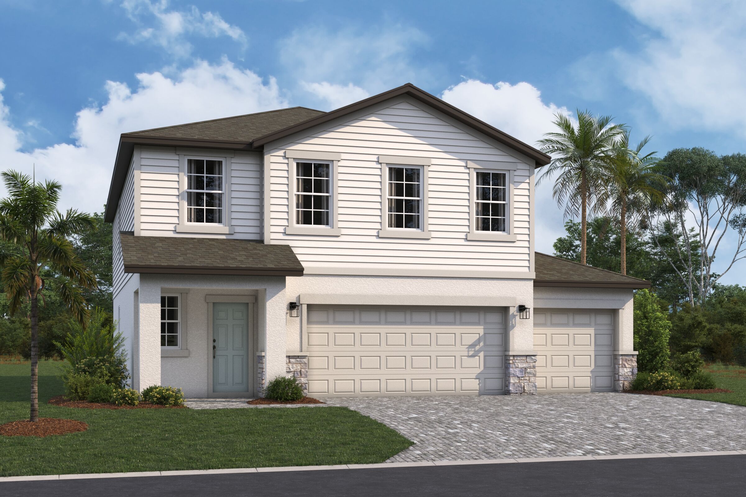 Sanibel - Whispering Lakes: Lehigh Acres, Florida - M/I Homes
