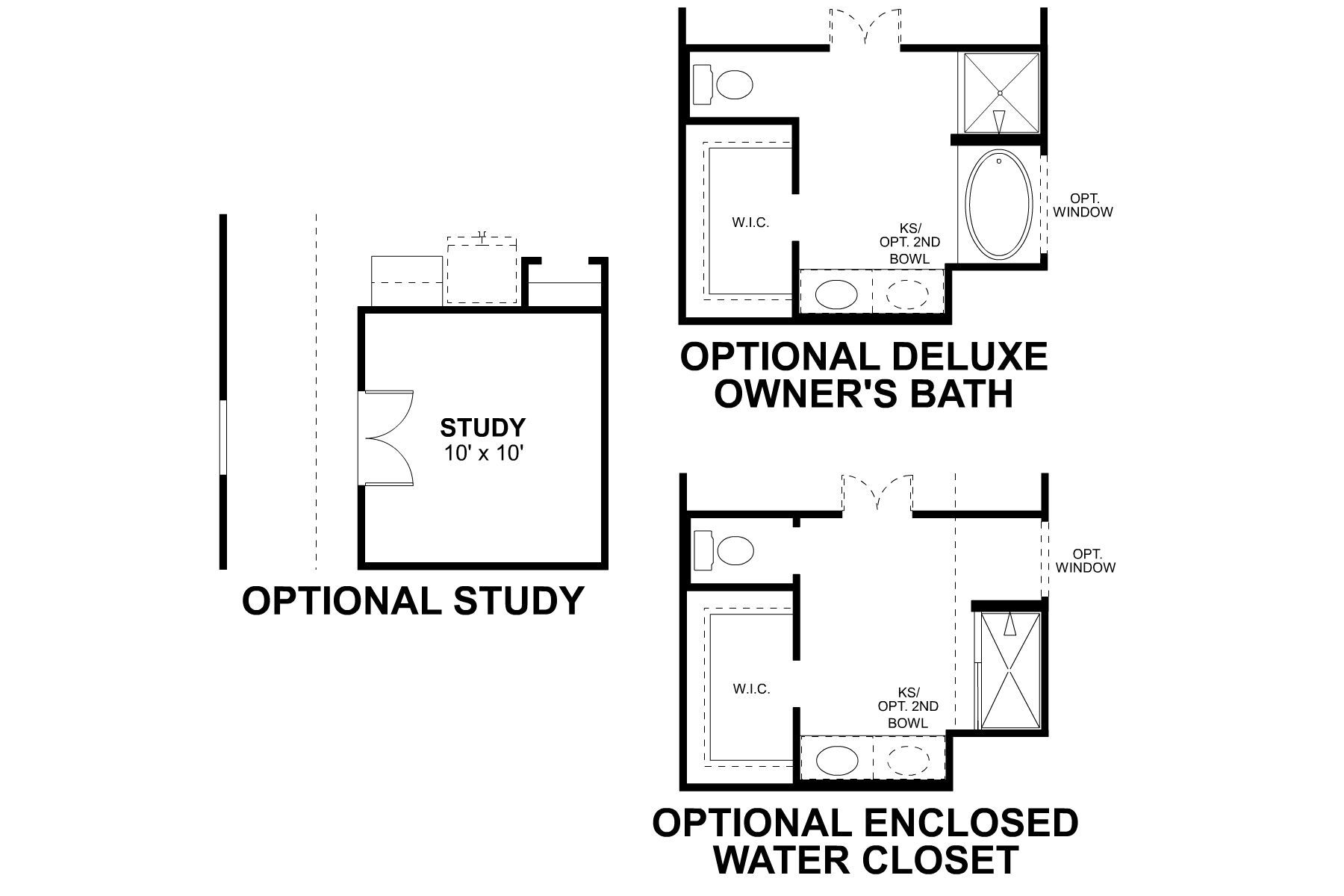 Aster First Floor Options