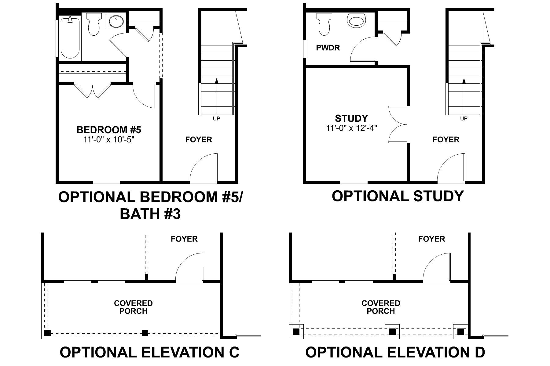 Tipton First Floor Options