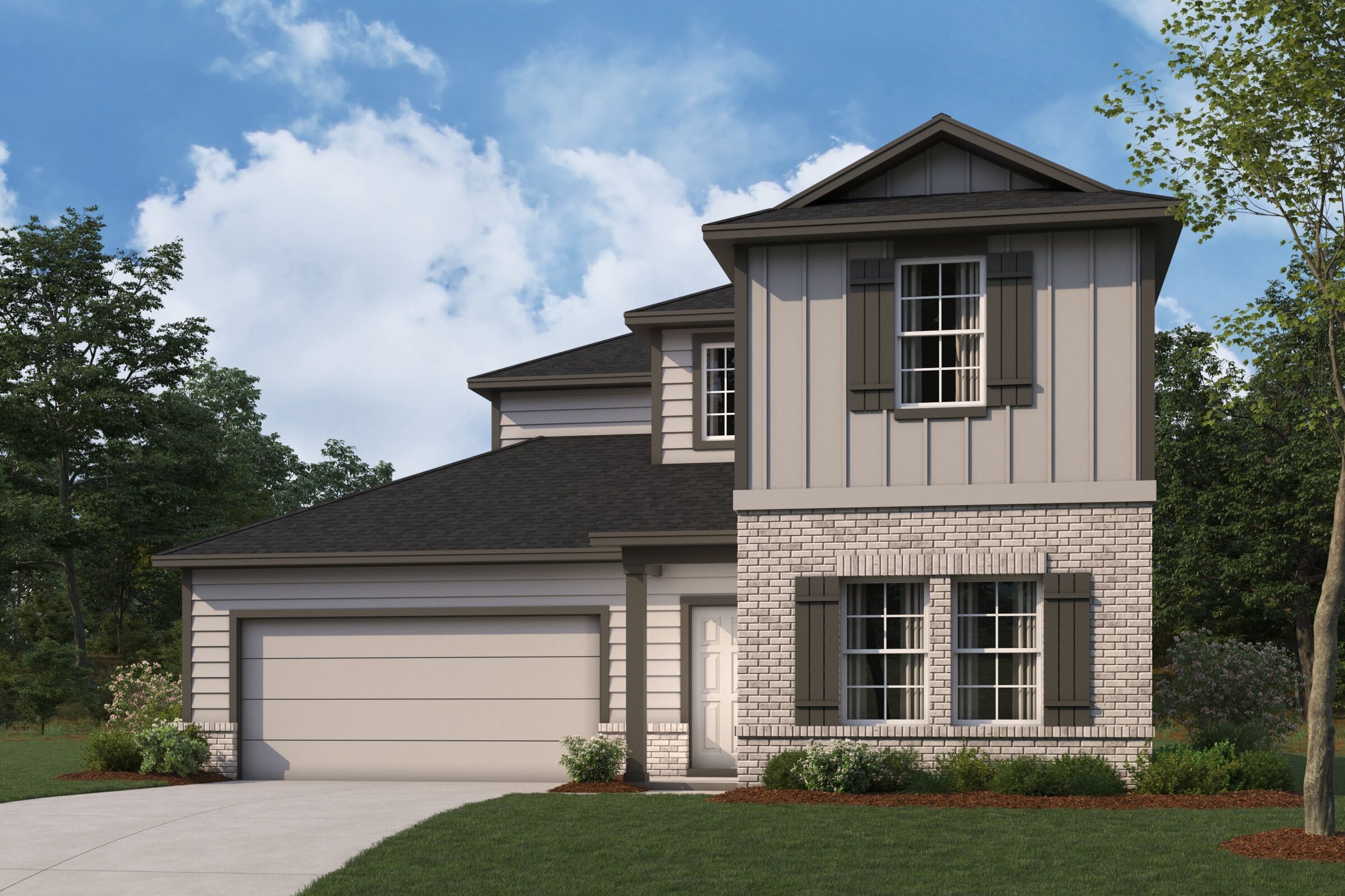 Livingston - Marble Creek Crossing: Austin, Texas - M/I Homes