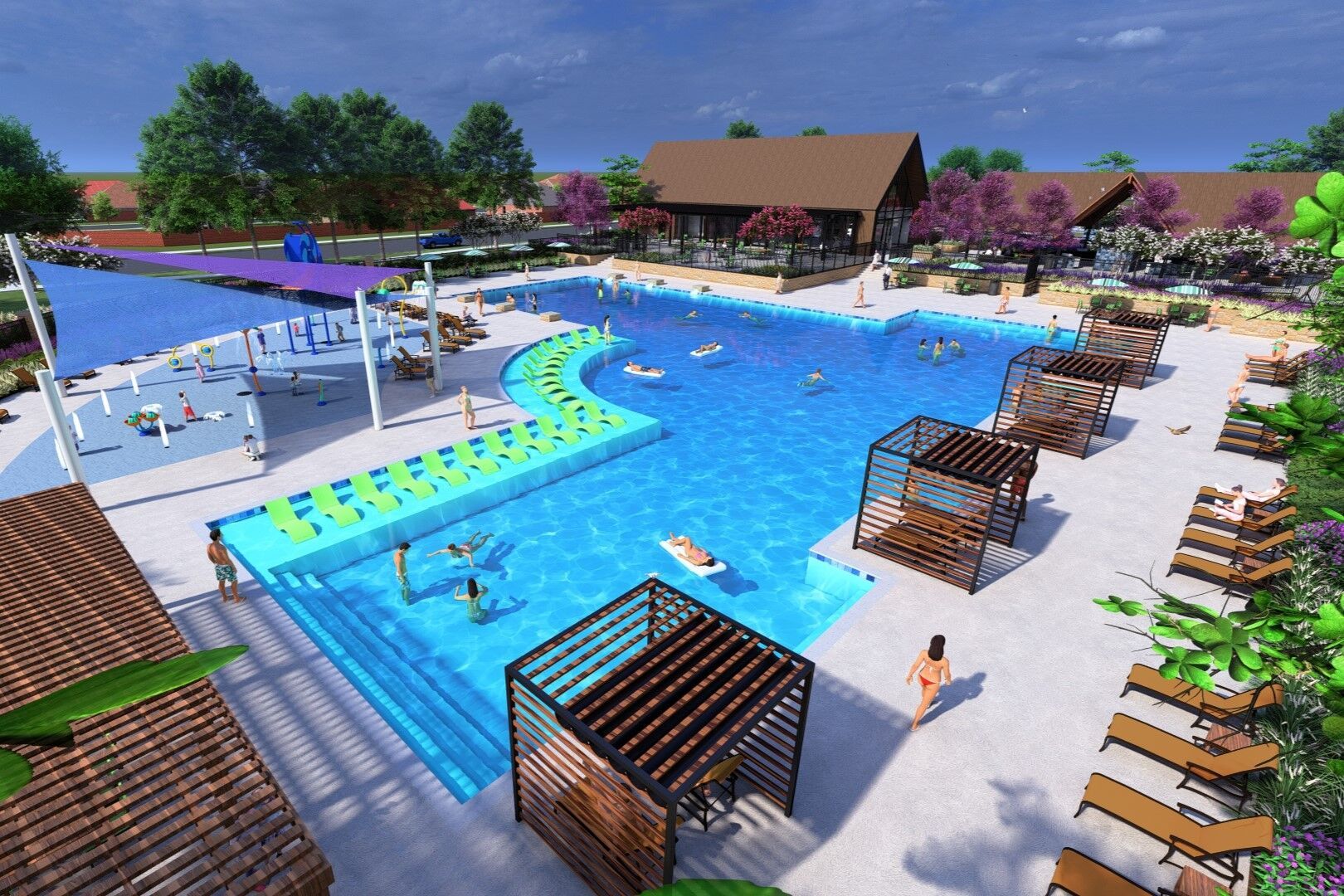 Amenity Center Rendering