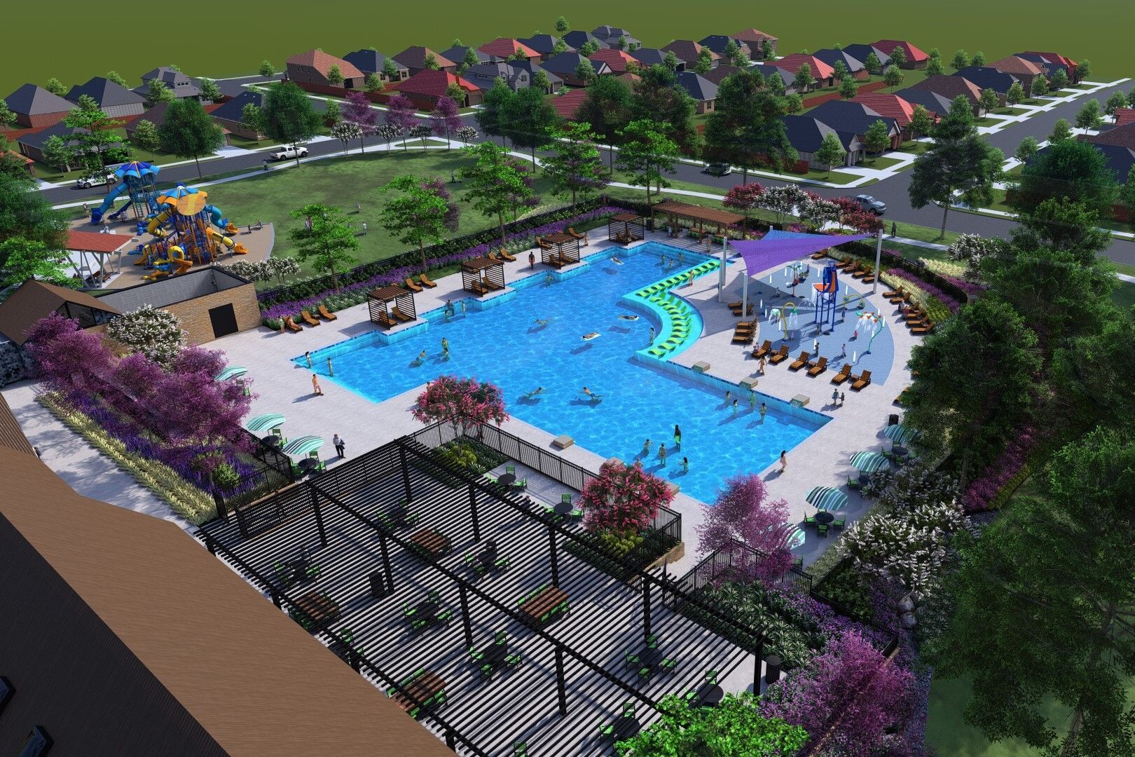 Amenity Center Rendering