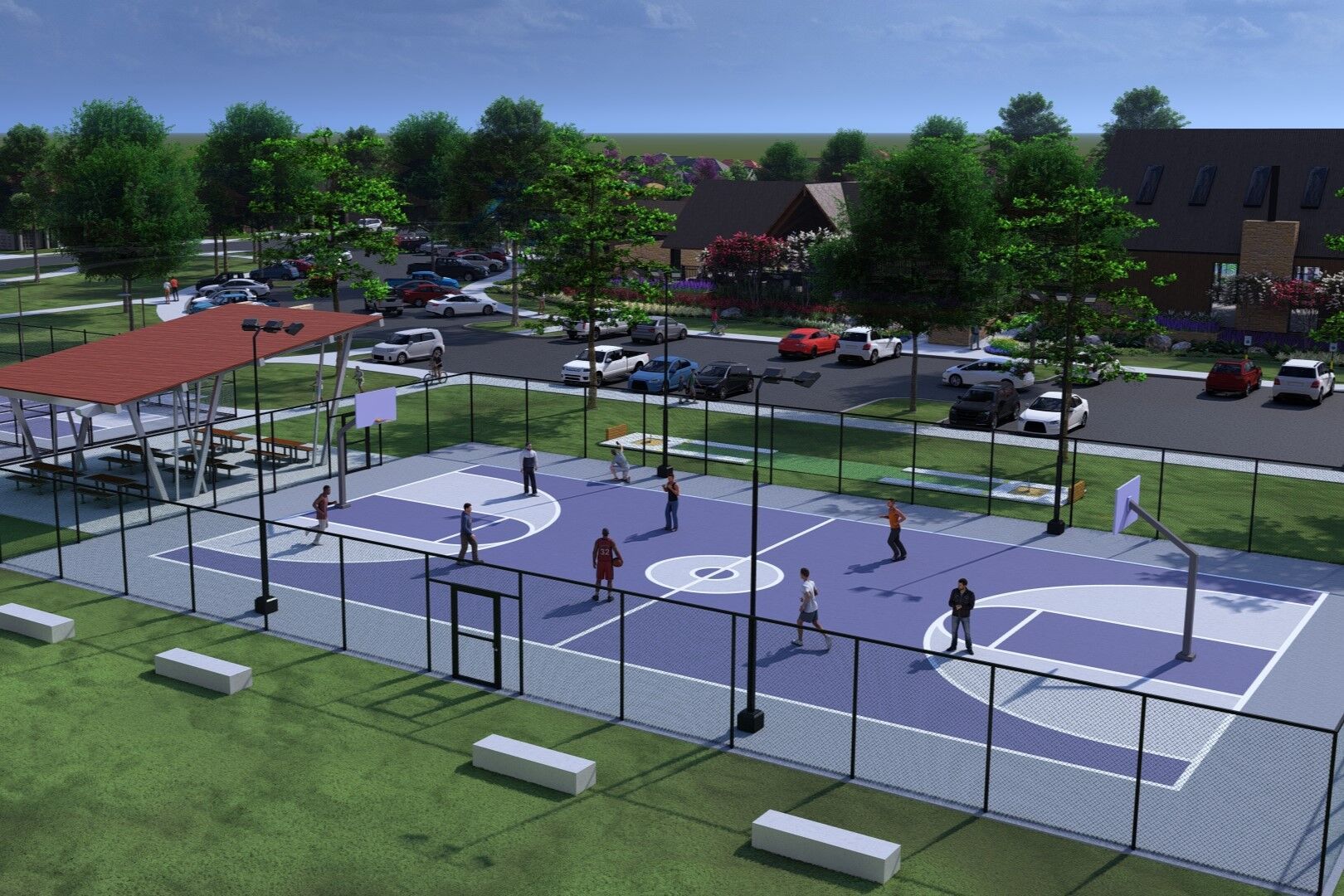 Amenity Center Rendering