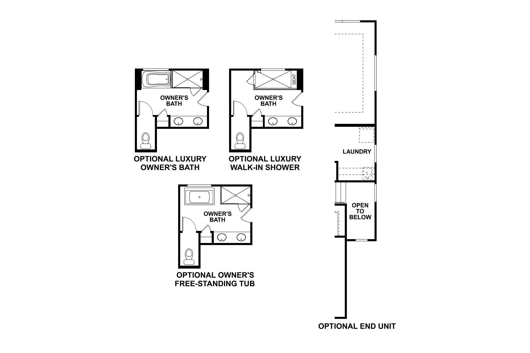 Teagan Second Floor Options