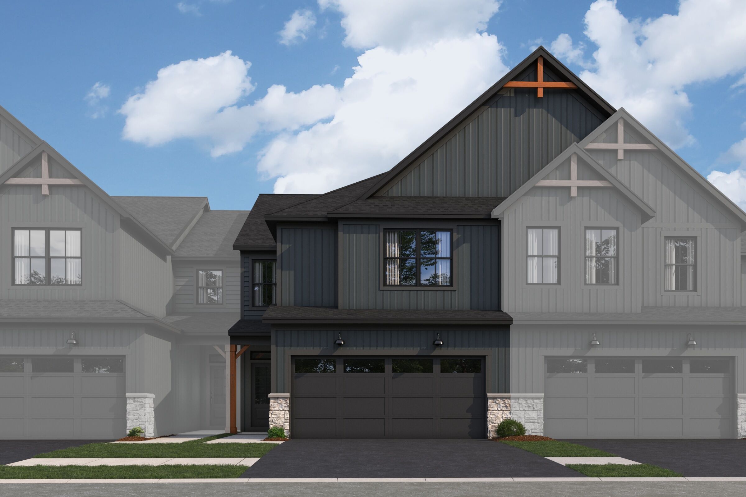 Brighton - The Townes At Sadie: Lockport, Illinois - M/I Homes