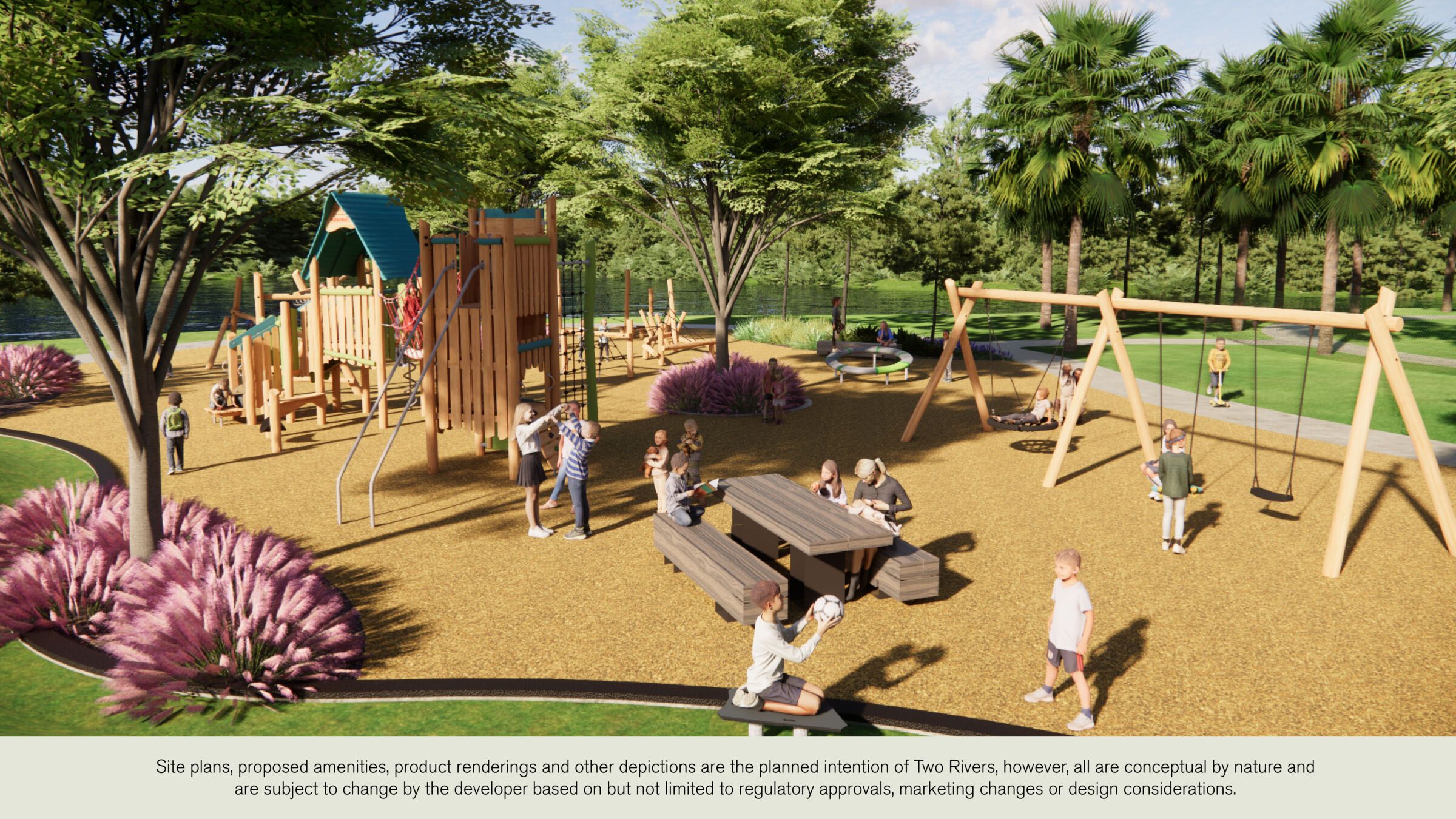 The Landing at Two Rivers