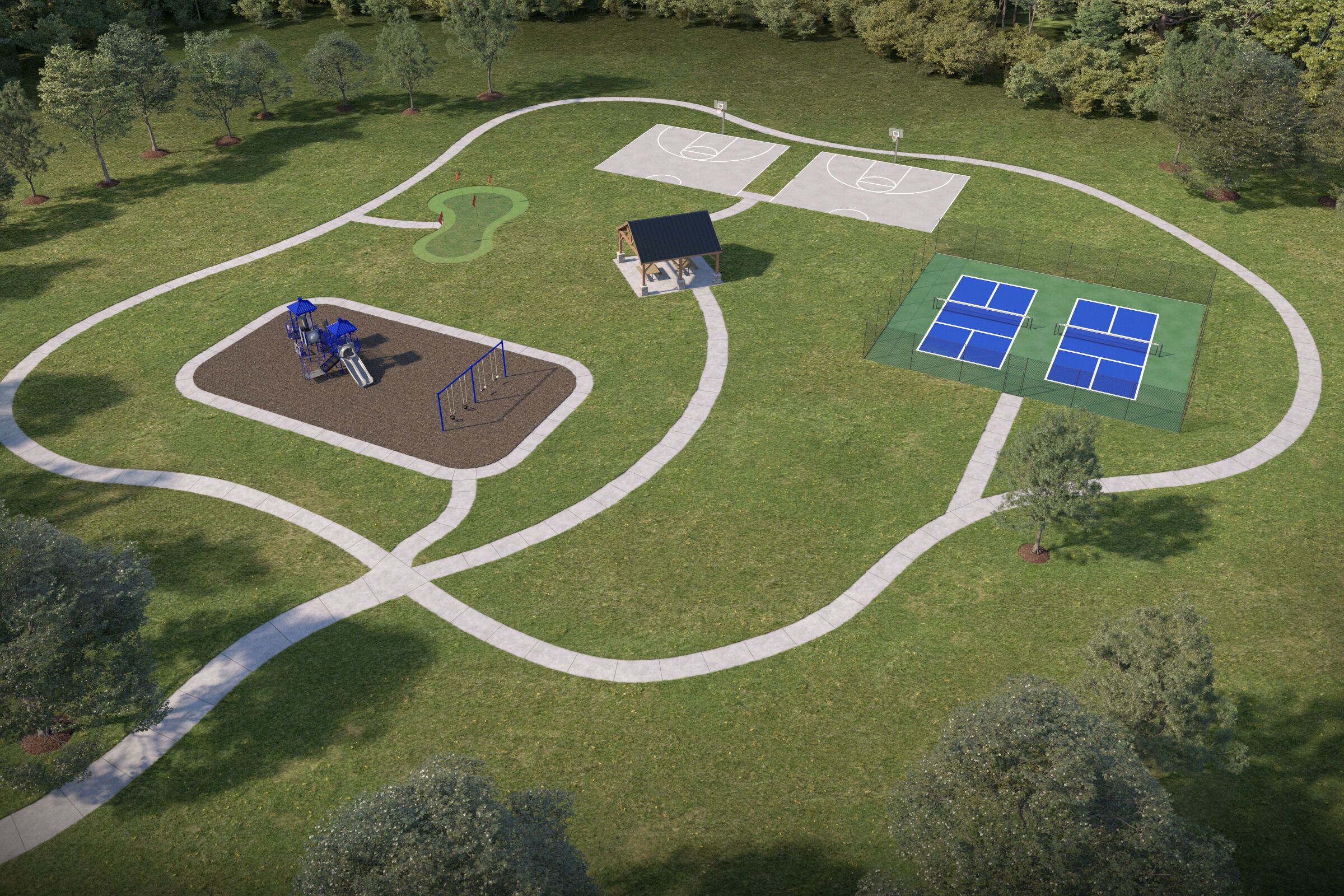 Helm's Mill Park Rendering